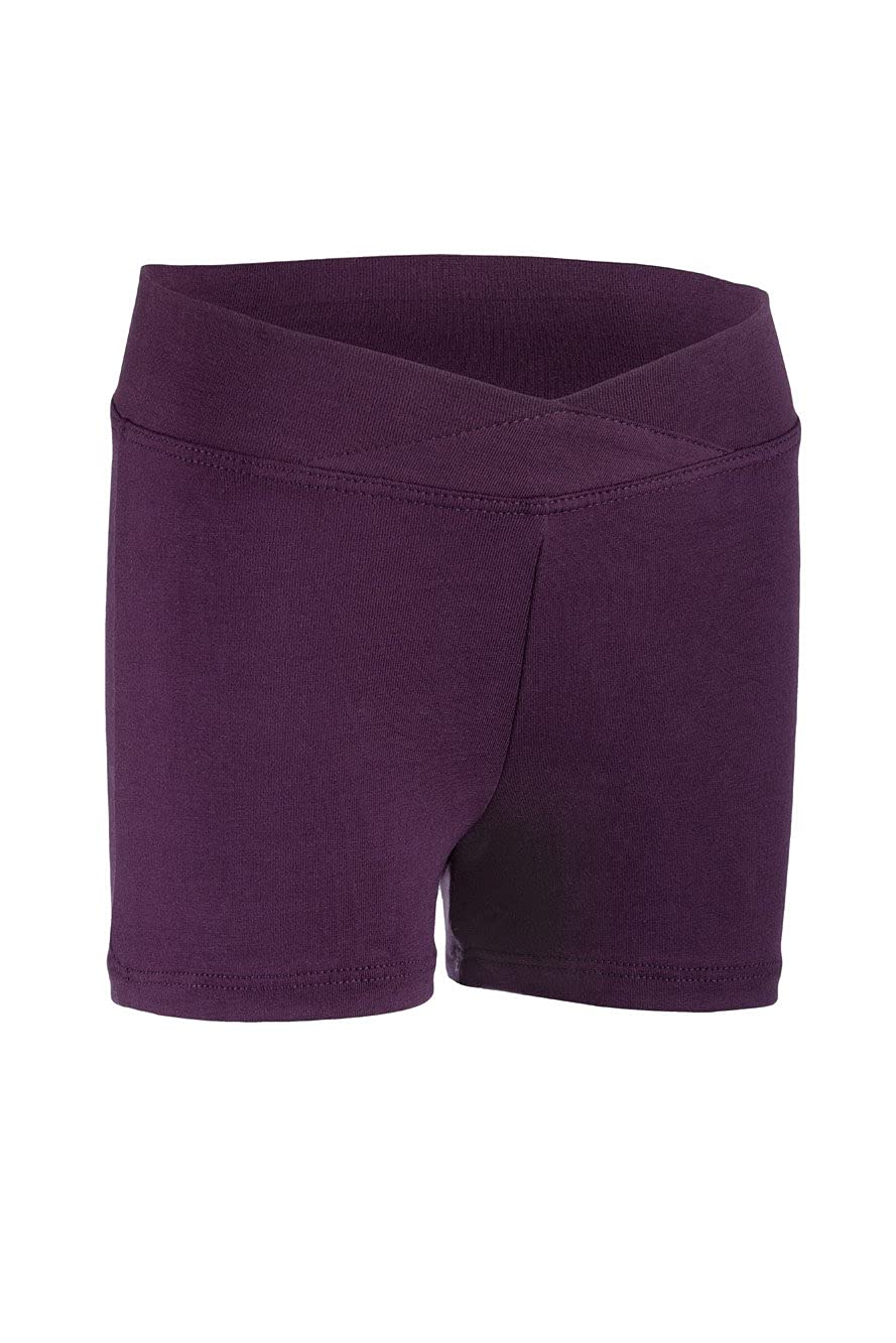 Low Rise Cotton Dance Shorts for Girls - Comfortable & Stretchy Theatrical Performance Wear - Perfect for Ballet, Jazz, and Dance Classes