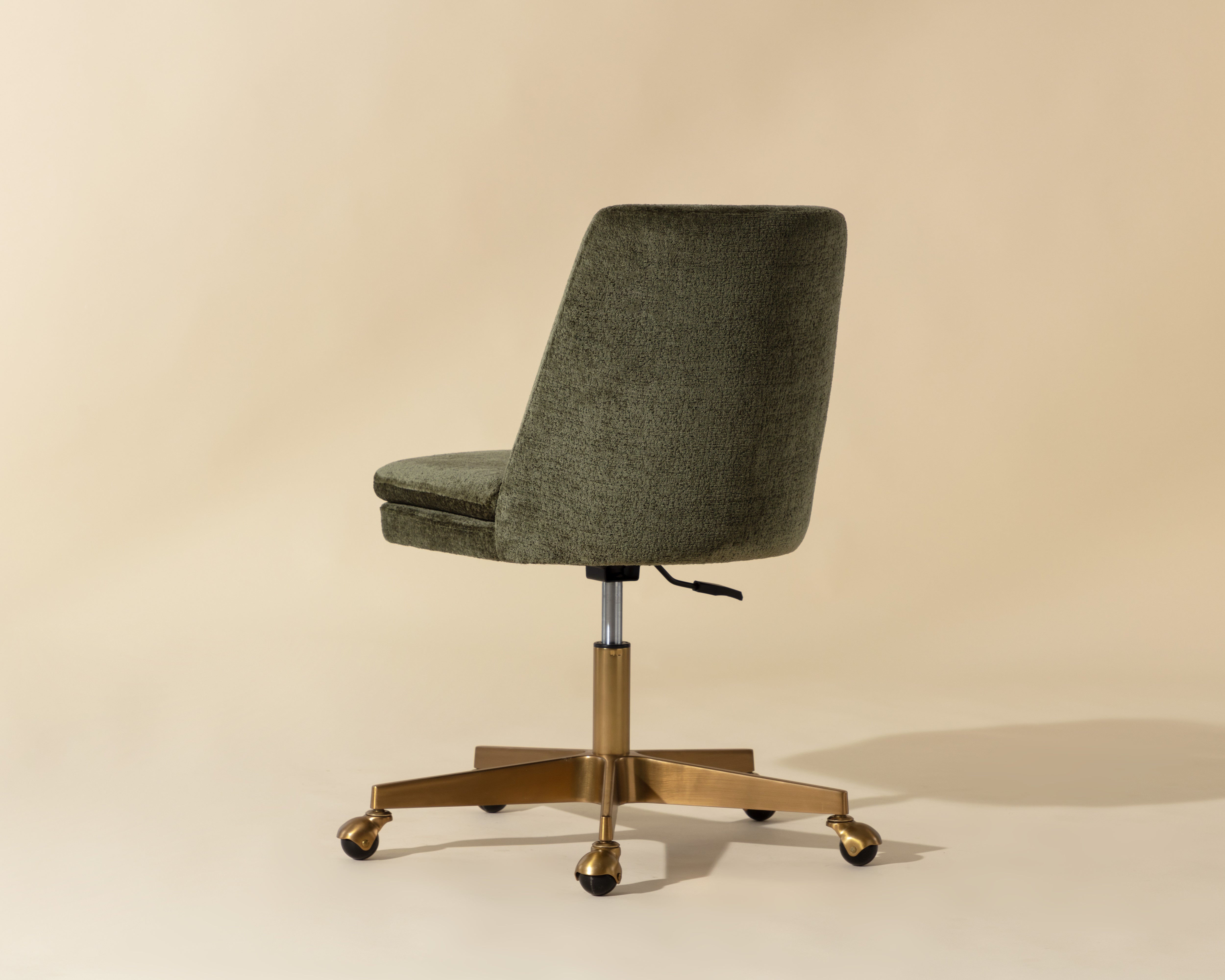 Berget Office Chair - Ergonomic Mesh Back Desk Chair with Adjustable Height, Bergen Olive - Perfect for Home Office, Gaming, and Workspace Comfort