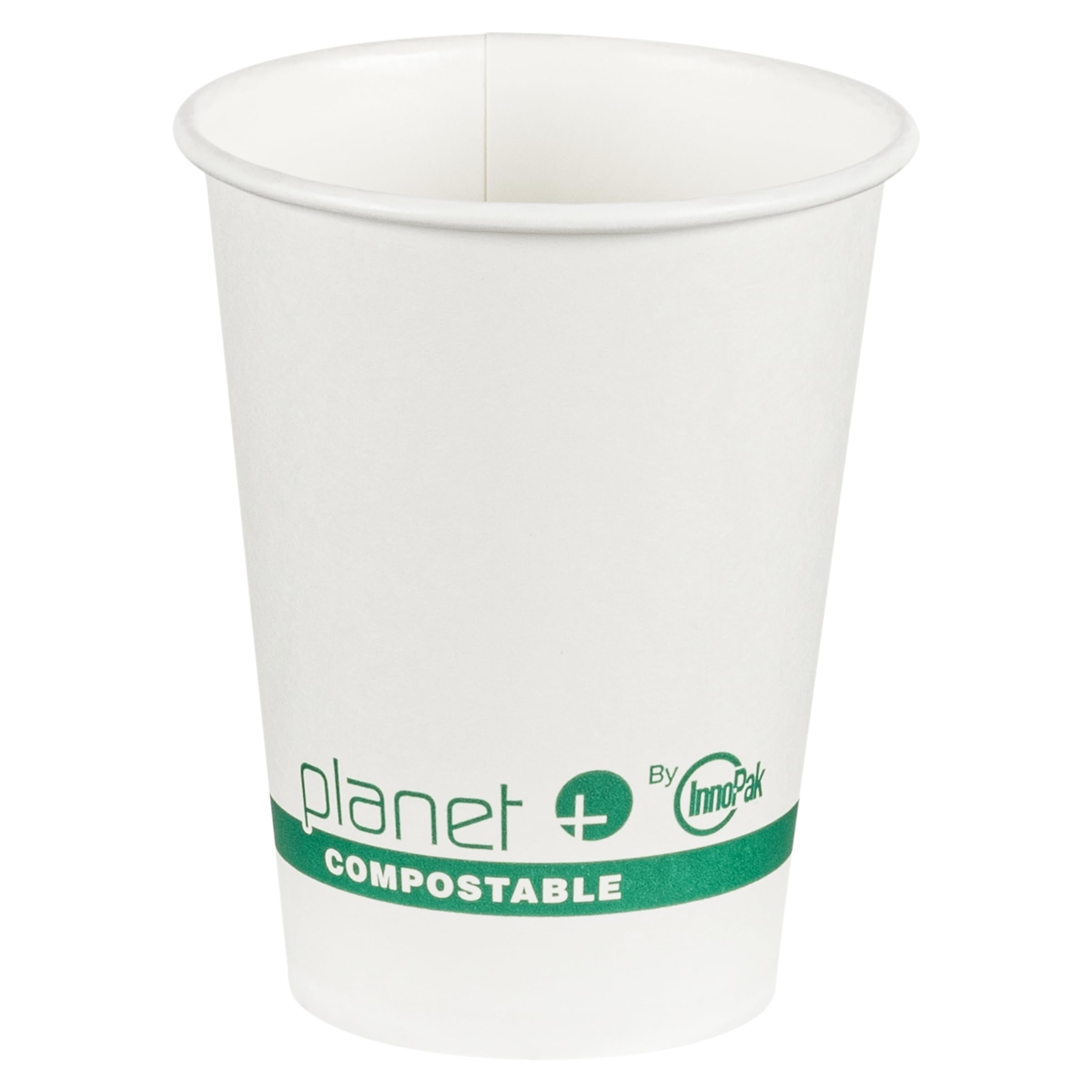 Planet+ 100% Compostable PLA Laminated Hot Cup - 12oz (1000 Count) | Eco-Friendly Disposable Coffee Cups for Cafes, Offices & Events | BPA-Free & Sustainable