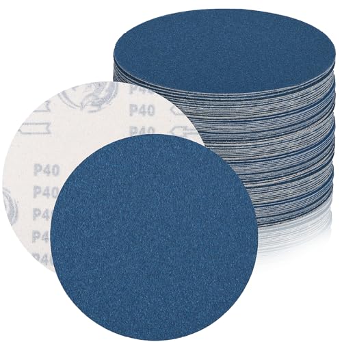 6-Inch Hook and Loop Sanding Discs for Random Orbital Sander - 26-Pack Assorted Grits (40/60/80/100/120/150/180/240/320/400/600) - Premium Sandpaper for Woodworking, Metal Polishing & DIY Projects