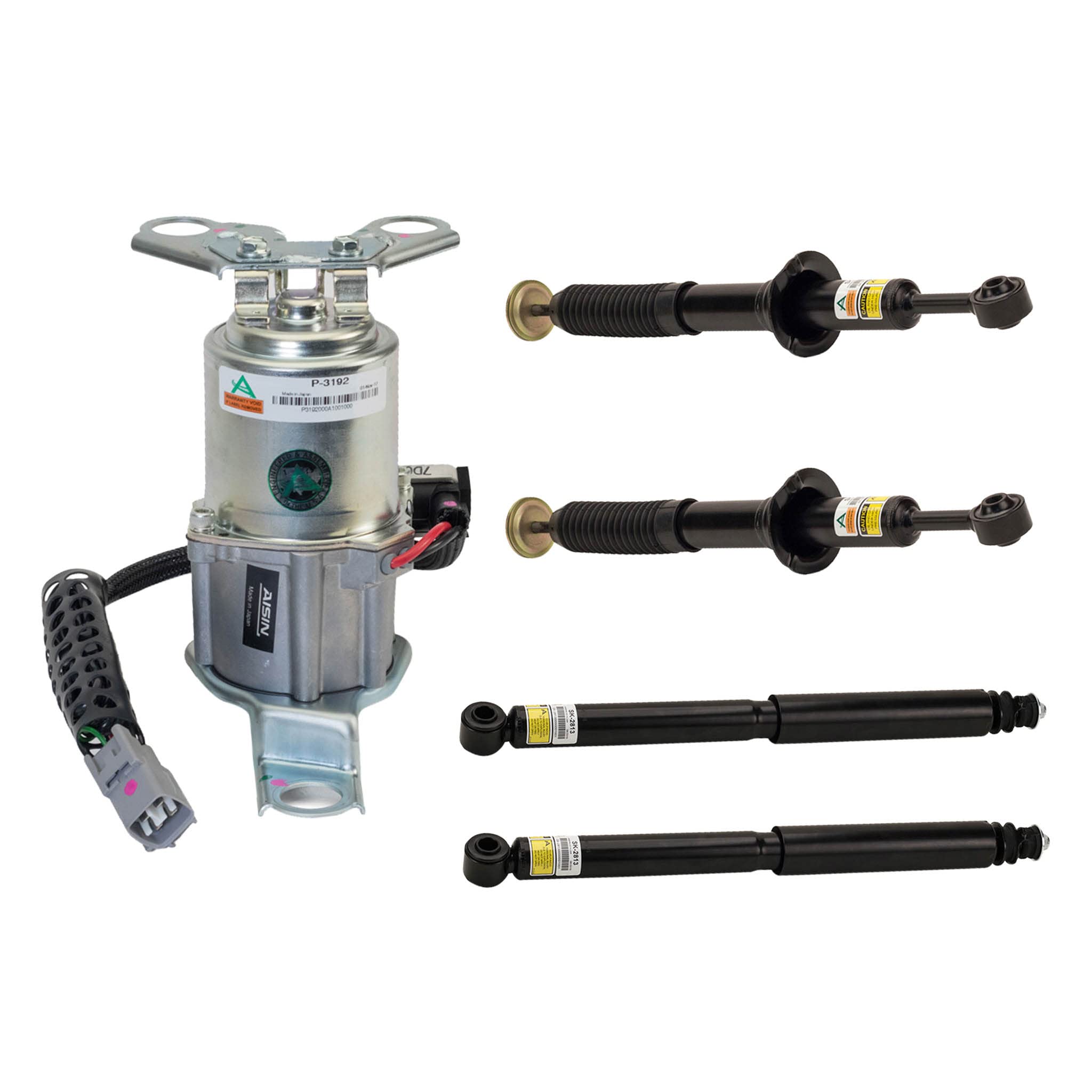 **Arnott Front & Rear Air Shocks Struts with Aisin Compressor for Lexus GX470 (75-89310Y0) – Premium Suspension Upgrade for Off-Road & Towing | BuyAutoParts**    *(Use Case: Ideal for off-road adventures, heavy-duty towing, and enhanced ride comfort in your Lexus GX470.)*
