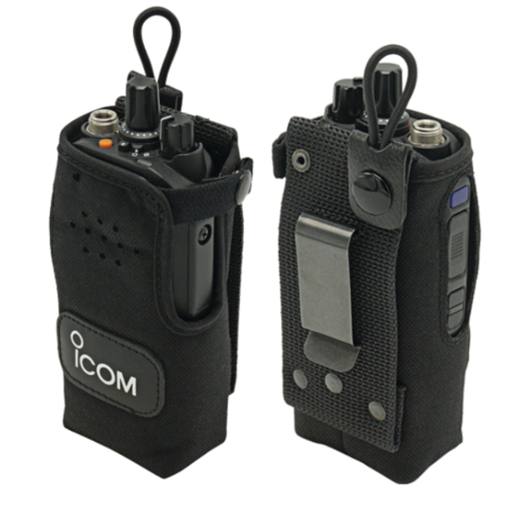 Icom NCF1034C Nylon Carrying Case with Clip for F3400D & F4400D Radios | Durable Protective Cover | Perfect for Field Work, Outdoor Activities & Emergency Communications