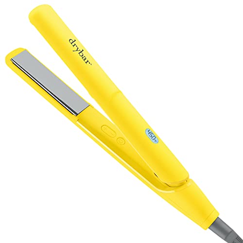 Drybar The Tress Press Straightening Iron - 1 Inch Ceramic Flat Iron for Smooth, Frizz-Free Hair | Perfect for Home Use & Salon Styling