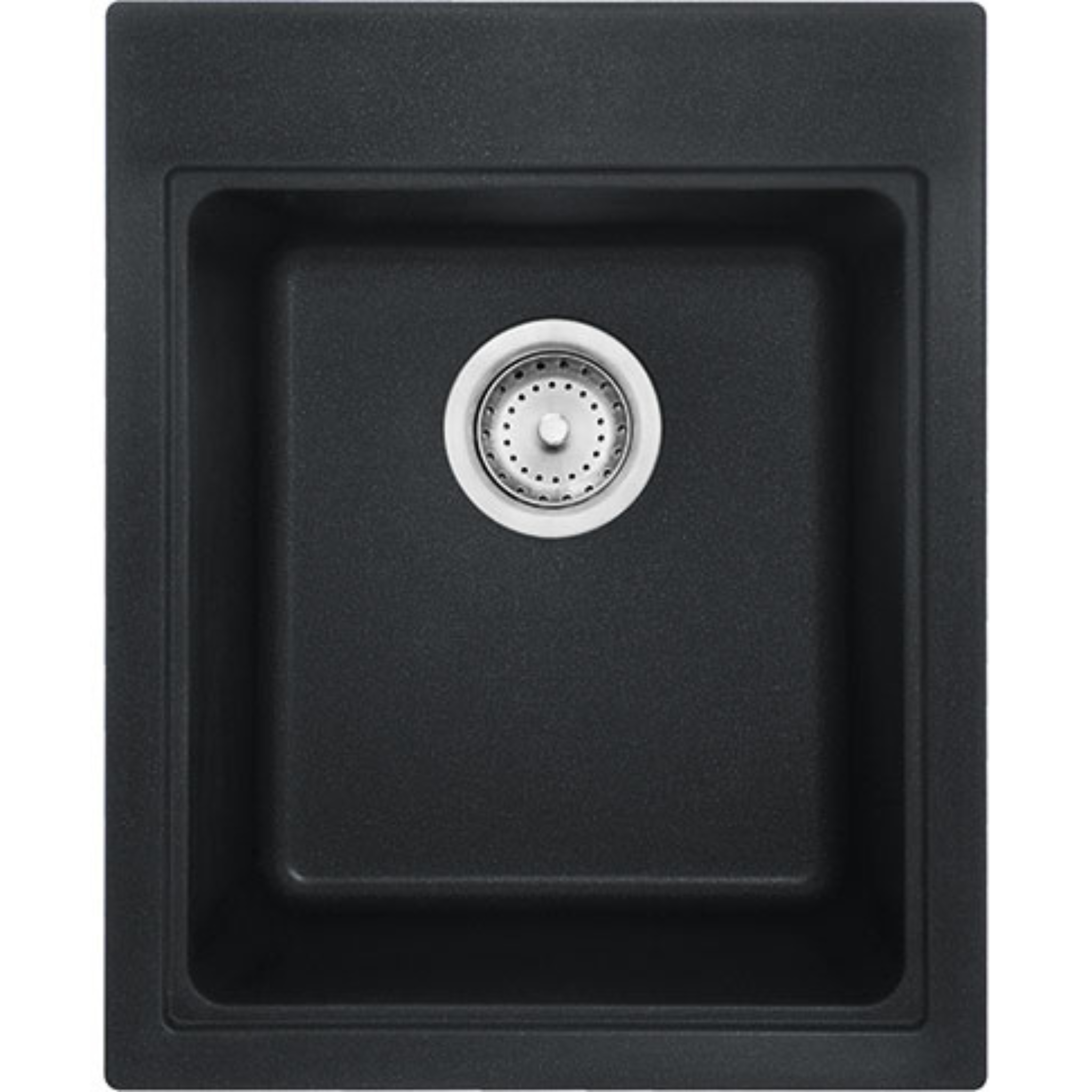 Franke Quantum SOX1720 1 Granite Onyx Kitchen Sink - Premium Undermount Stainless Steel Sink for Modern Kitchens | Perfect for Food Prep, Dishwashing & Entertaining