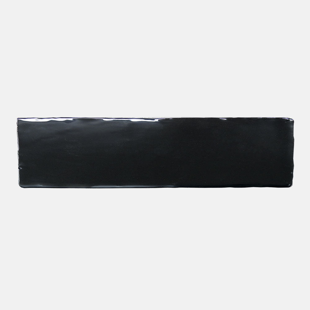 Premium Columbus Nero 75x300 Glossy Subway Tile - Perfect for Kitchen Backsplash, Bathroom Walls & Modern Interior Design