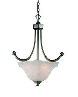 Z Lite Lighting 701P 3-Light Modern Pendant Chandelier in Satin Nickel Finish - Elegant Dining Room & Kitchen Island Lighting Fixture