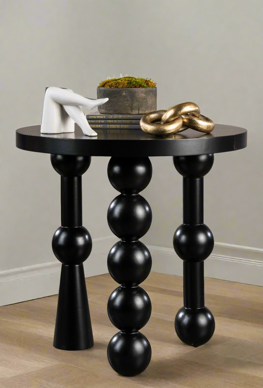 Zenda 30-Inch Wood Accent Side Table - Modern End Table for Living Room, Bedroom & Office - Perfect for Coffee, Books & Decor