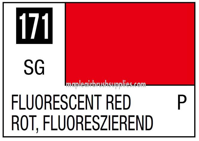 Mr. Color Fluorescent Red Paint - High-Quality Acrylic Model Paint for Miniatures, Warhammer & Scale Models - Perfect for Hobbyists, Artists & DIY Crafts