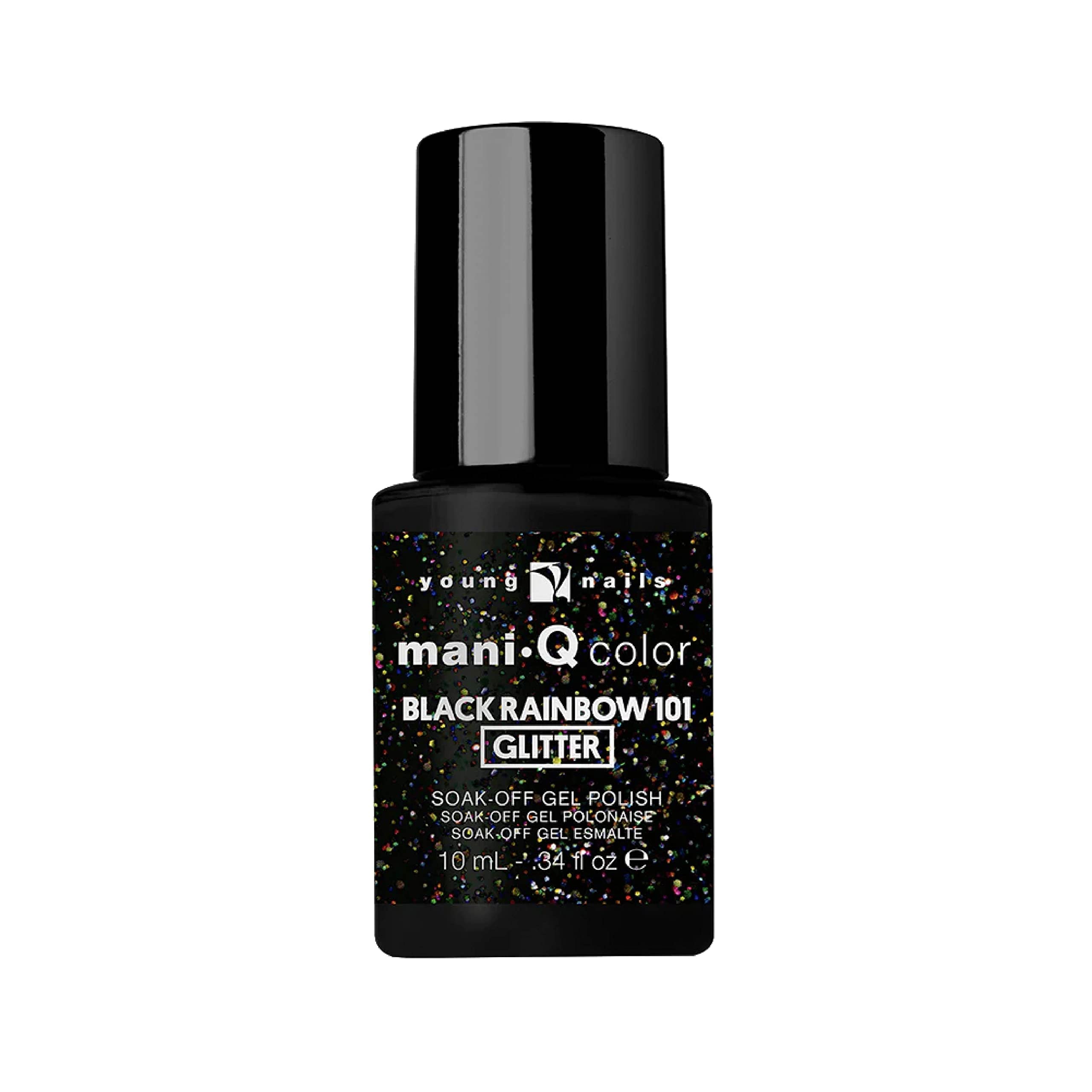 Young Nails Mani-Q Gel Polish - Long-Lasting Color Gel for Natural & Artificial Nails | LED/UV Cured, Soak Off Formula (0.34 fl oz) - Perfect for Salon, Home Manicures & Nail Art Designs