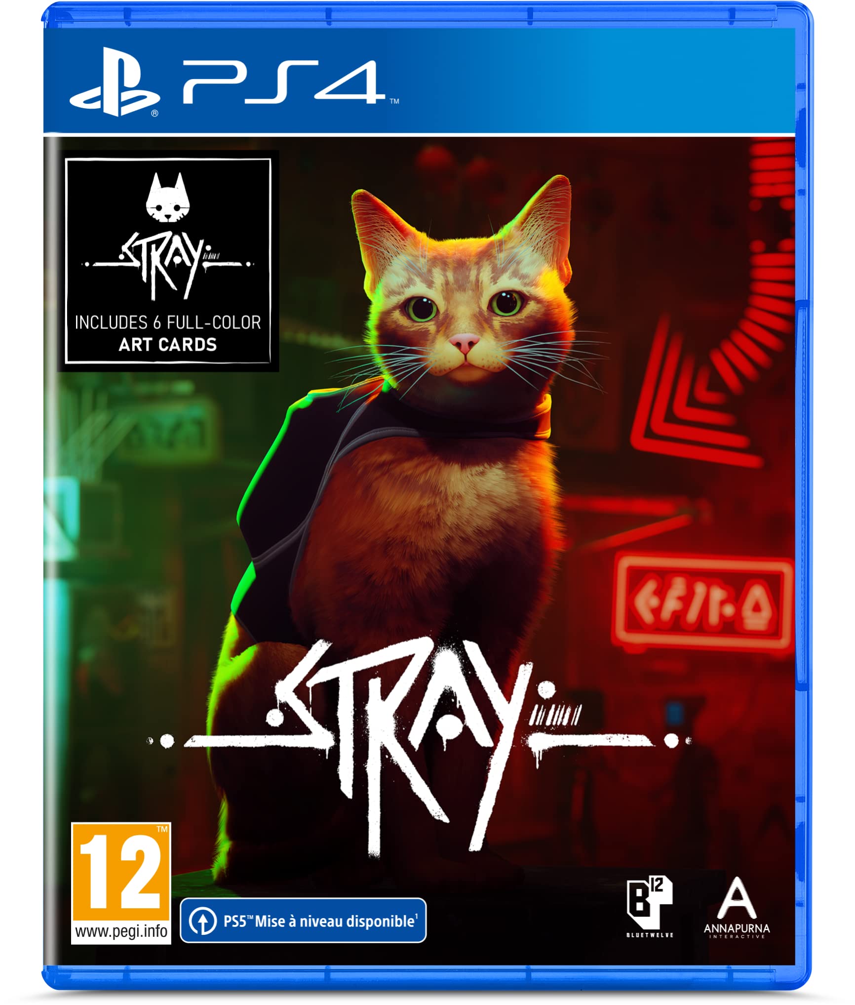 Stray - PS4 Game | Action-Adventure RPG | Explore a Cyberpunk World | Perfect for Solo Gamers & Sci-Fi Fans