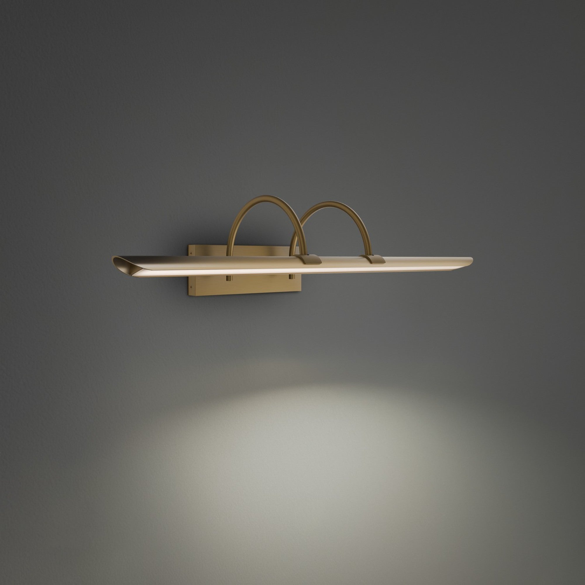 Ansel 24 LED Picture Light 4000K Natural White - Adjustable Museum Quality Art Lighting for Paintings & Wall Decor - Aged Brass Finish for Classic Home & Gallery Display