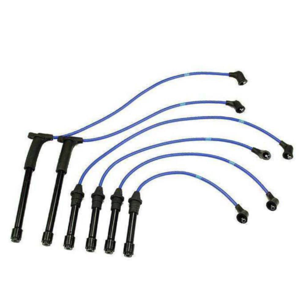 NGK YYSYN Plug Wire Set NX14 - Compatible with 90538017, 8113, NX14, 905 38 017, 73738039129, 737 38039 129 - High-Performance Ignition Wires for Smooth Engine Operation