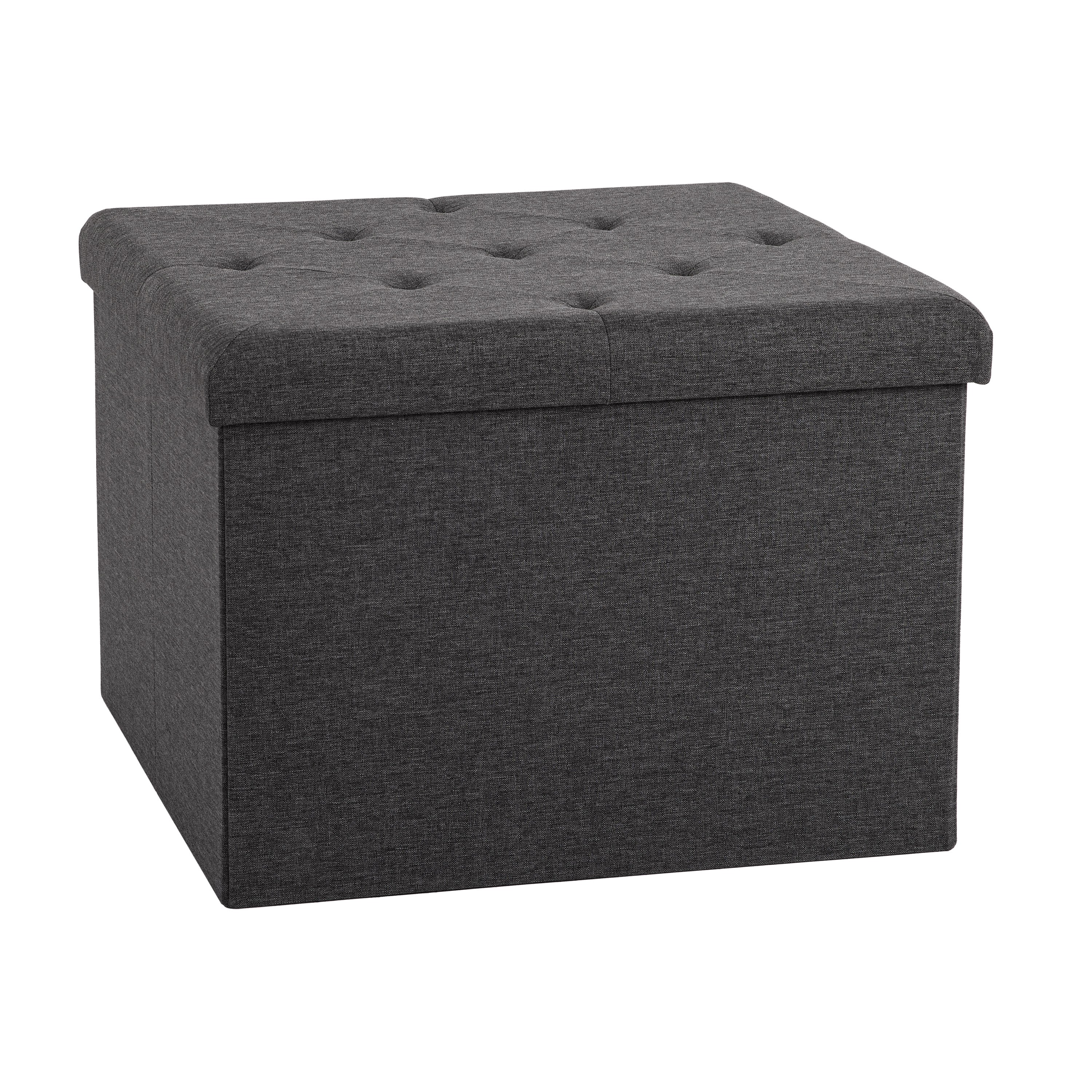 Extra Large Square Storage Ottoman - Stylish & Spacious Footrest, Seat & Hidden Storage for Living Room, Bedroom & Home Decor