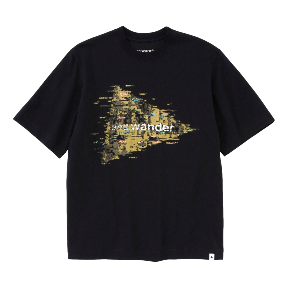 AND WANDER NOIZY LOGO PRINTED T-Shirt Black | Stylish Graphic Tee for Men & Women | Perfect for Streetwear, Casual Outfits & Urban Fashion