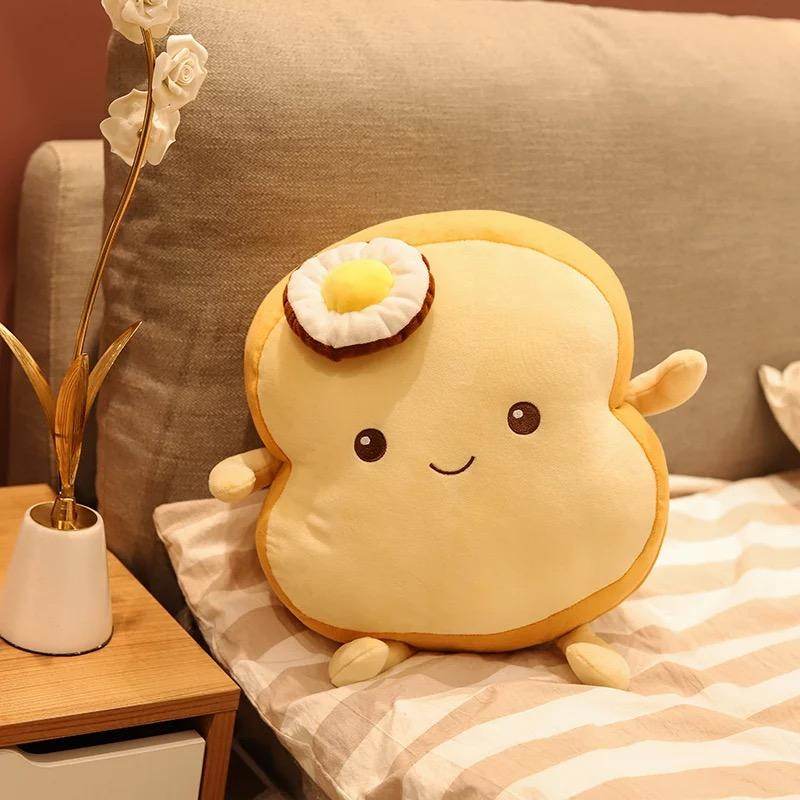 Lola The Loaf: Adorable Kawaii Bread Plush Toy - Perfect for Cute Home Decor, Anime Lover Gifts & Cozy Bedroom Snuggles