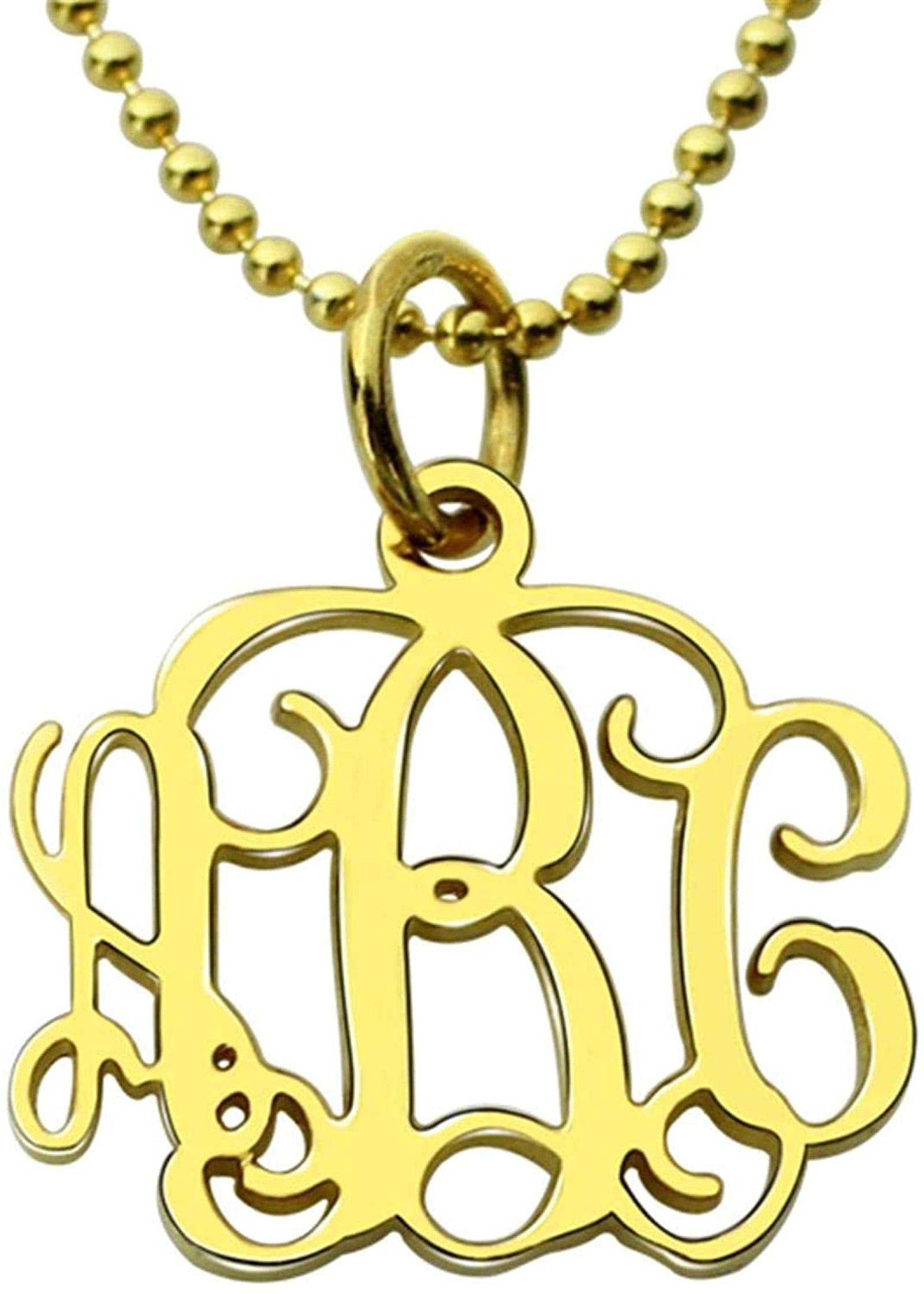 925 Sterling Silver Custom Name Necklace for Women - Personalized Initial Nameplate Monogram Pendant Jewelry - Perfect Gift for Birthday, Anniversary & Valentine's Day