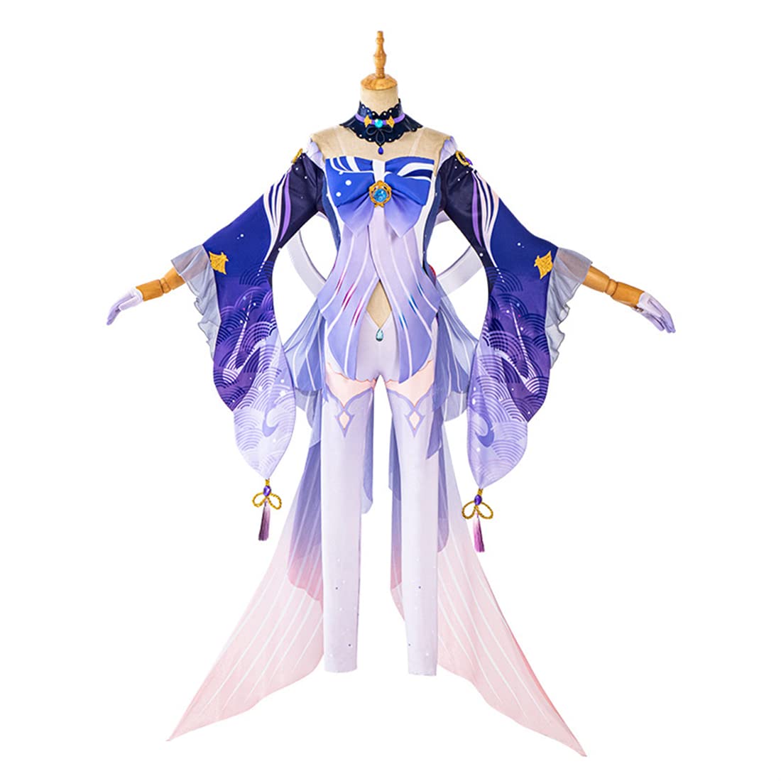 Yilisclothing Kokomi Cosplay Costume - Genshin Impact Official Character Outfit, Anime Game Costume for Cosplay Events & Halloween Parties | Perfect for Conventions, Themed Parties & Cosplay Photography