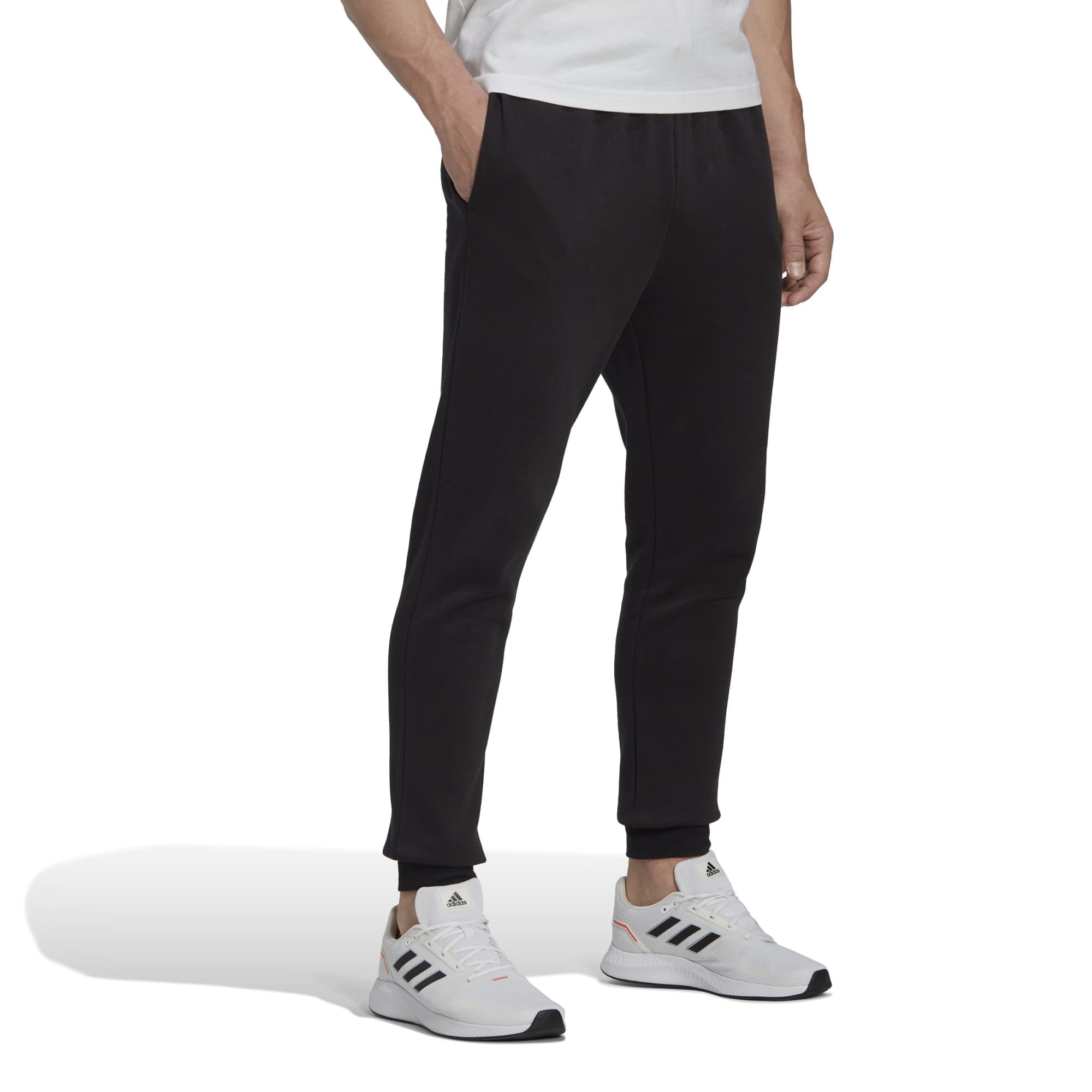 adidas Men's Essentials Fleece Jogger Pants - Comfortable Athletic Sweatpants for Casual Wear, Gym & Lounge
