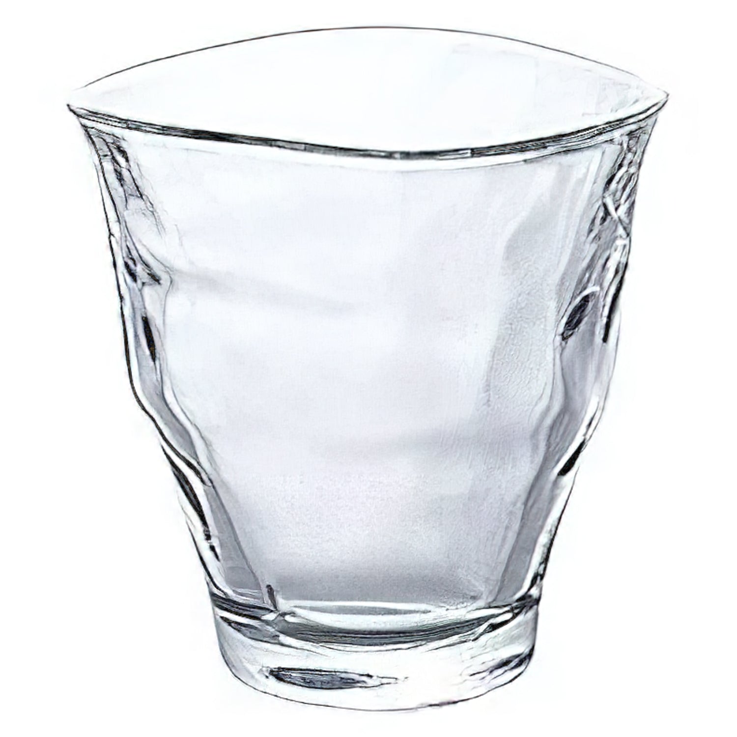 Aderia Yurara Soda Lime Glass Cup Set of 3 - Durable & Elegant Drinking Glasses for Tea, Juice, Cocktails & Home Decor