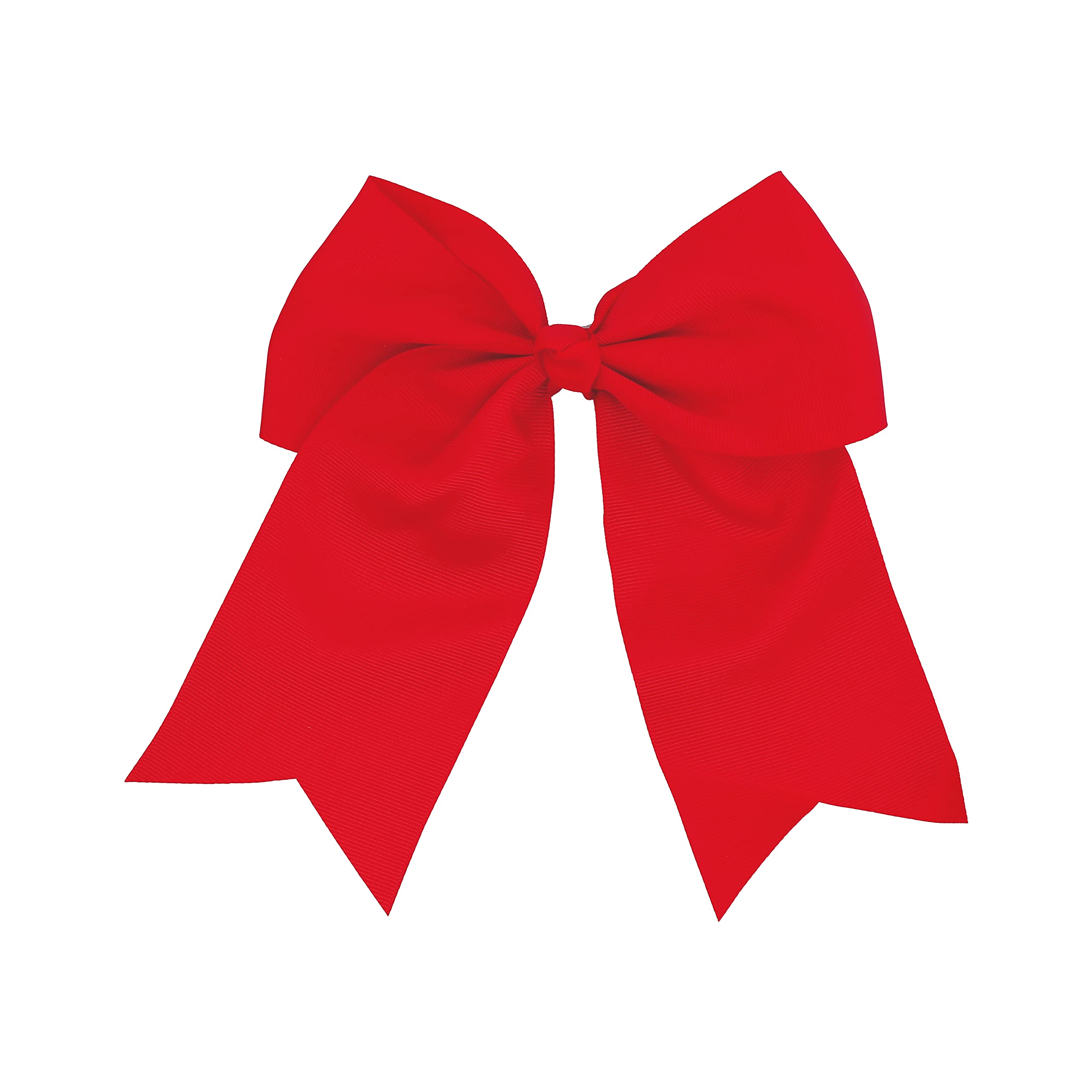 Red Jumbo Bow Clip with Tails - Perfect for Hair Accessories, Gift Bows, and Party Decorations