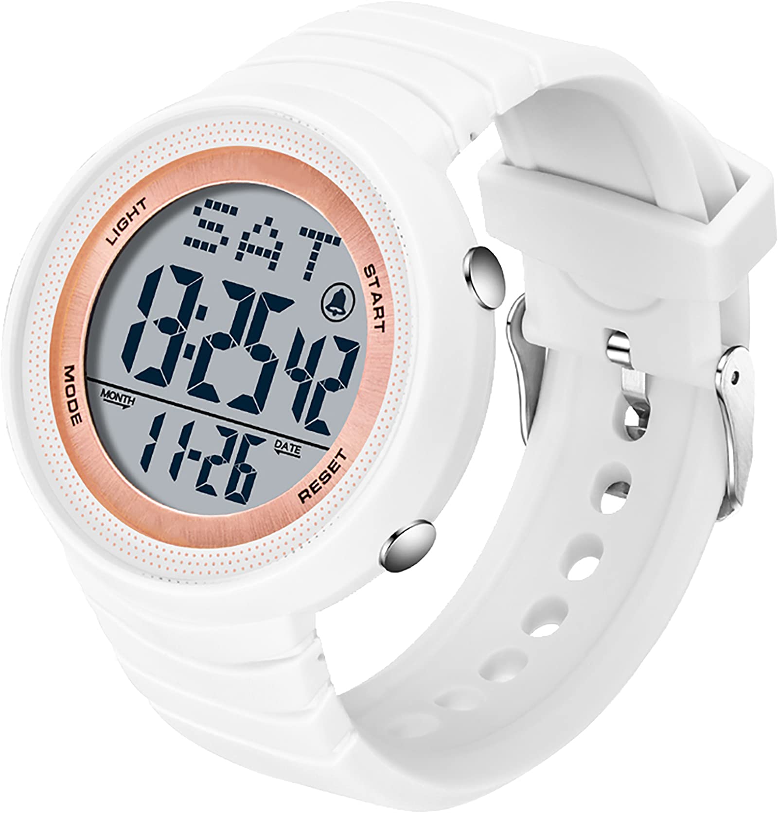 Waterproof Digital Sports Watch with Stopwatch & Backlight for Outdoor Activities