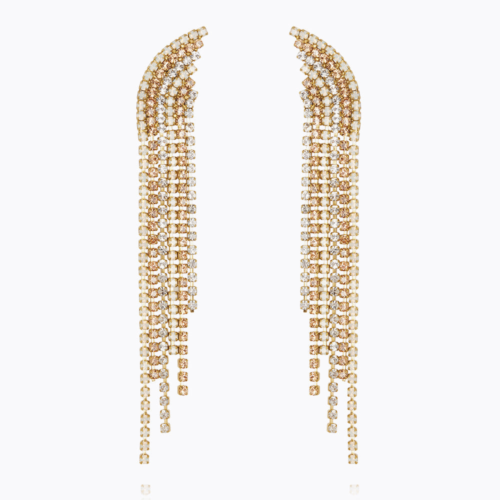 Diana Gold Earrings for Women - Elegant Golden Hoop Earrings Set - Perfect for Parties, Weddings & Everyday Wear