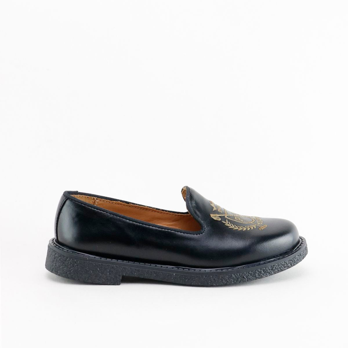 Papanatas Polo Club Embroidered Smoking Loafers - Classic Men's Casual Shoes for Golf, Business & Social Events