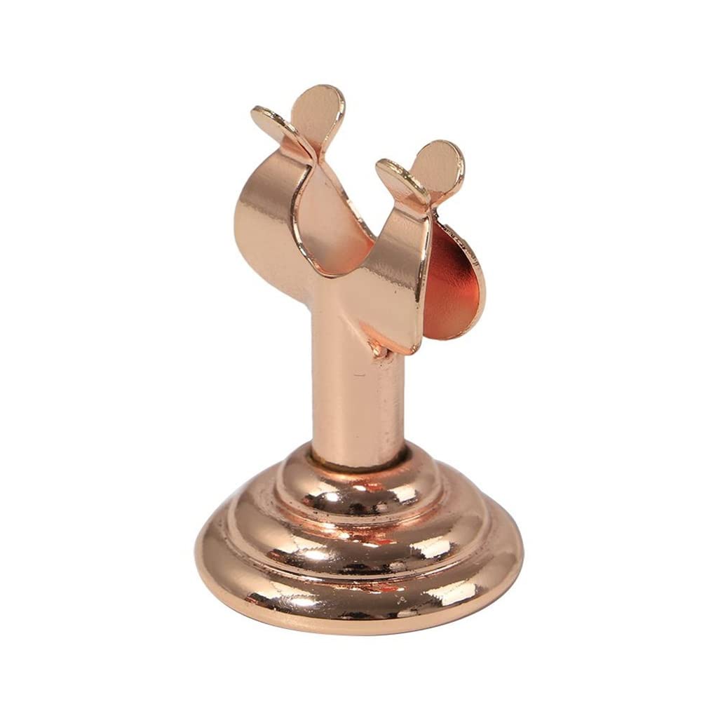 Rose Gold Metal Clip - Elegant Wedding Card Holder, Table Number Display Stand, Desktop Note & Picture Holder (Set of 6) - Perfect for Weddings, Office Organization & Home Decor
