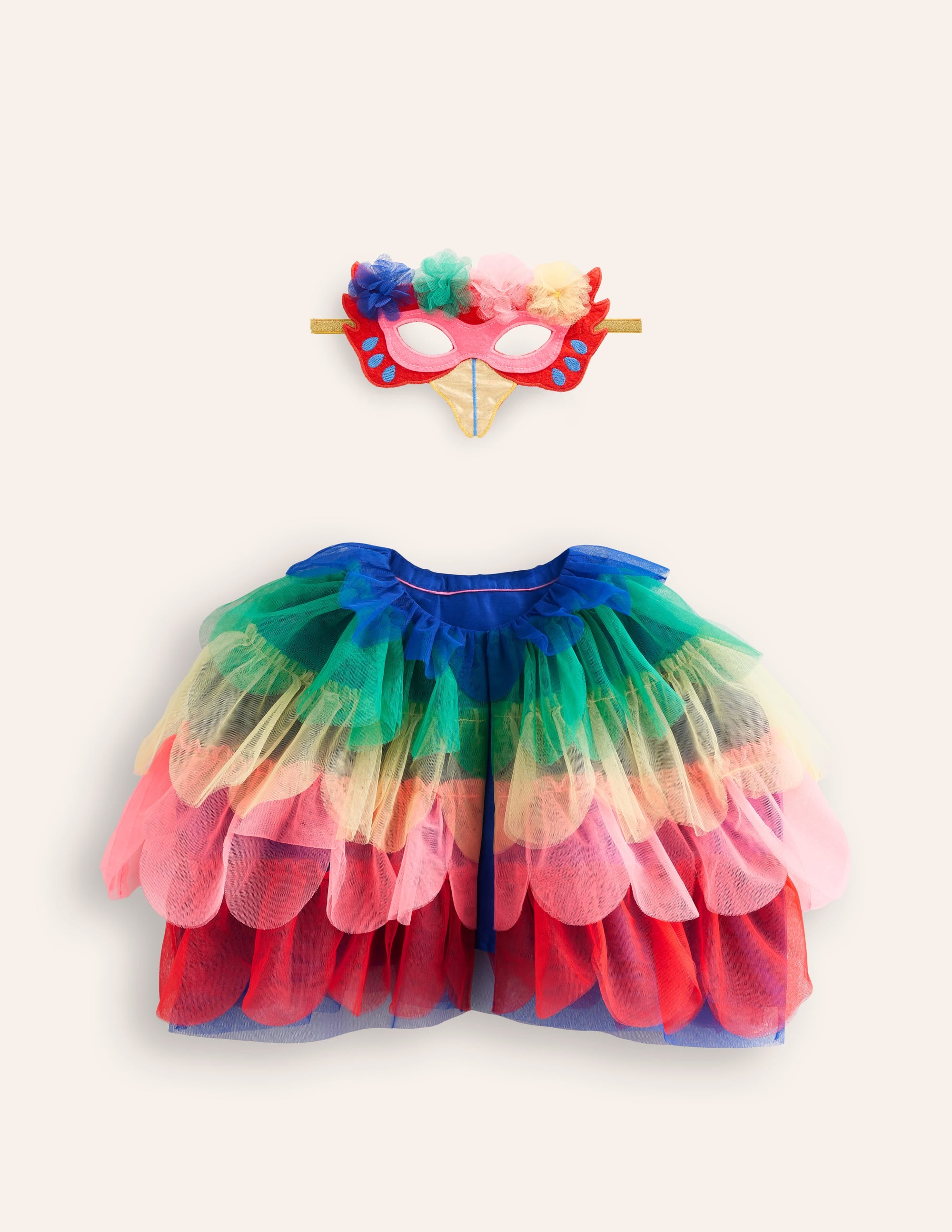 Bird Dress Up Set Multi - Cute Animal Costume for Kids & Toddlers - Perfect for Halloween, Birthday Parties & Dress-Up Play