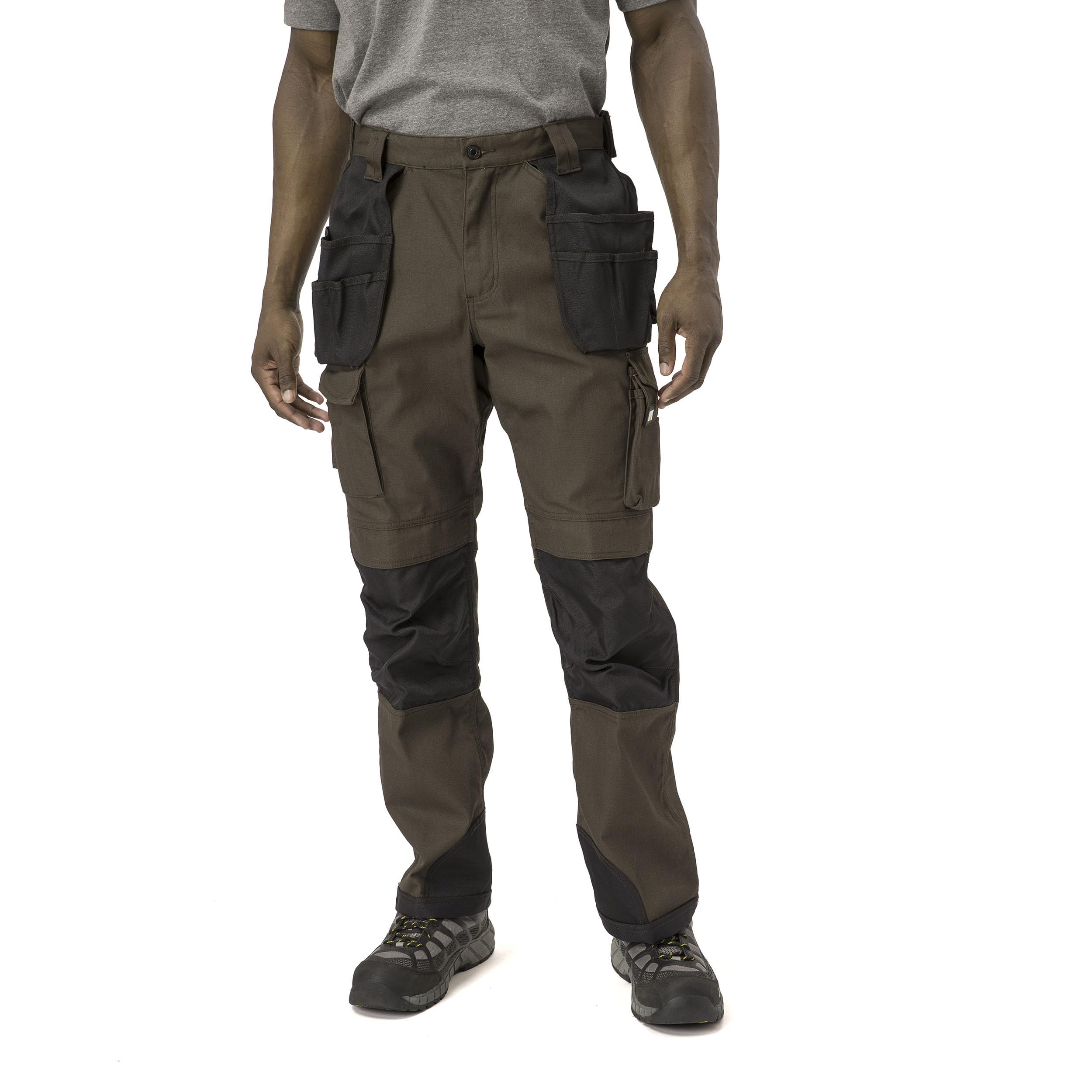 Caterpillar Men's Work Pants - Durable & Comfortable Workwear for Construction & Outdoor Jobs (Regular & Big & Tall Sizes Available) - Perfect for Builders, Mechanics & Landscapers