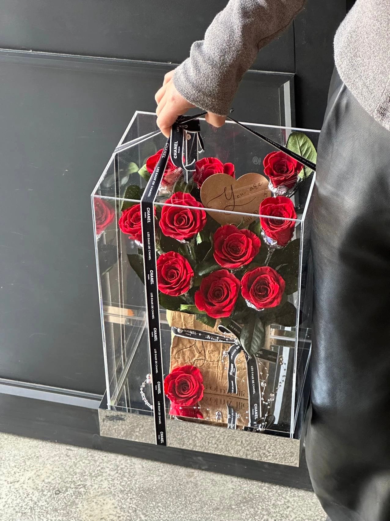 Eternal Rose Preserved Flower Bouquet Gift Box - Luxury Long Lasting Roses for Anniversary, Wedding, Valentine's Day & Home Decor