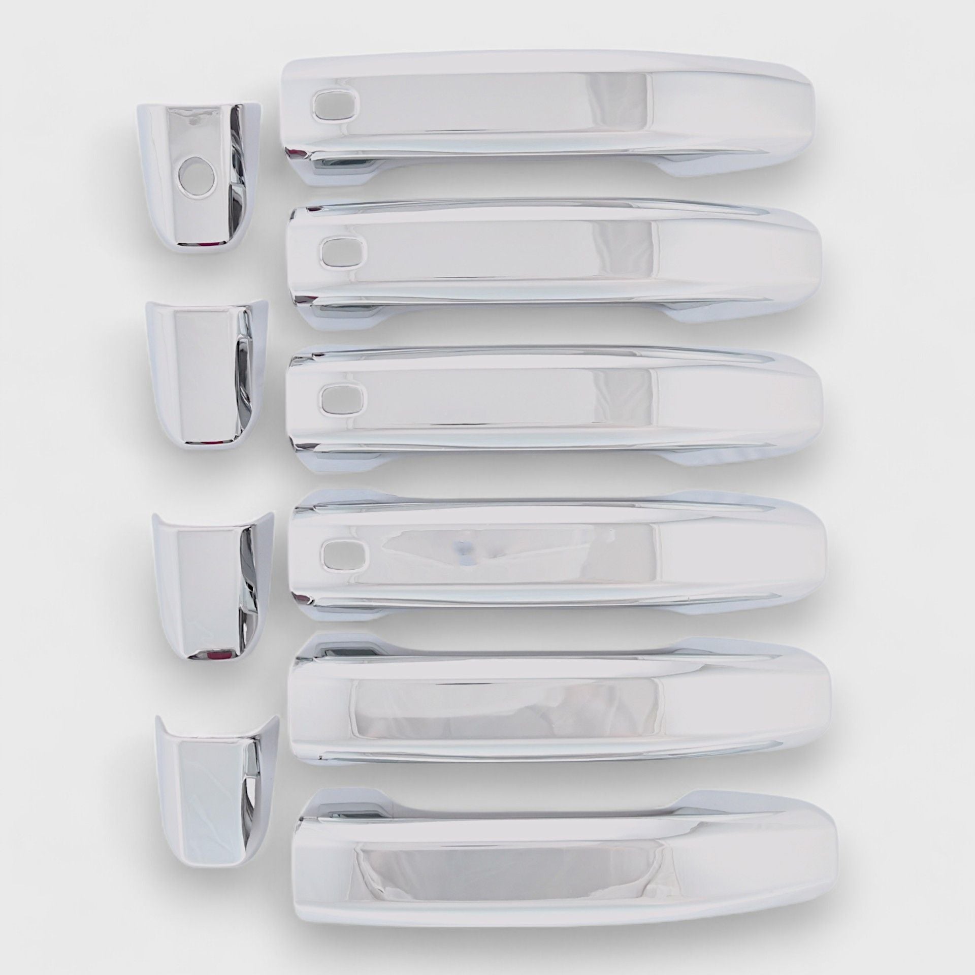 Premium Chrome Door Handle Cover DH310 - Durable & Stylish Home Upgrade for Interior & Exterior Doors - Perfect for Living Rooms, Bedrooms, and Entryways