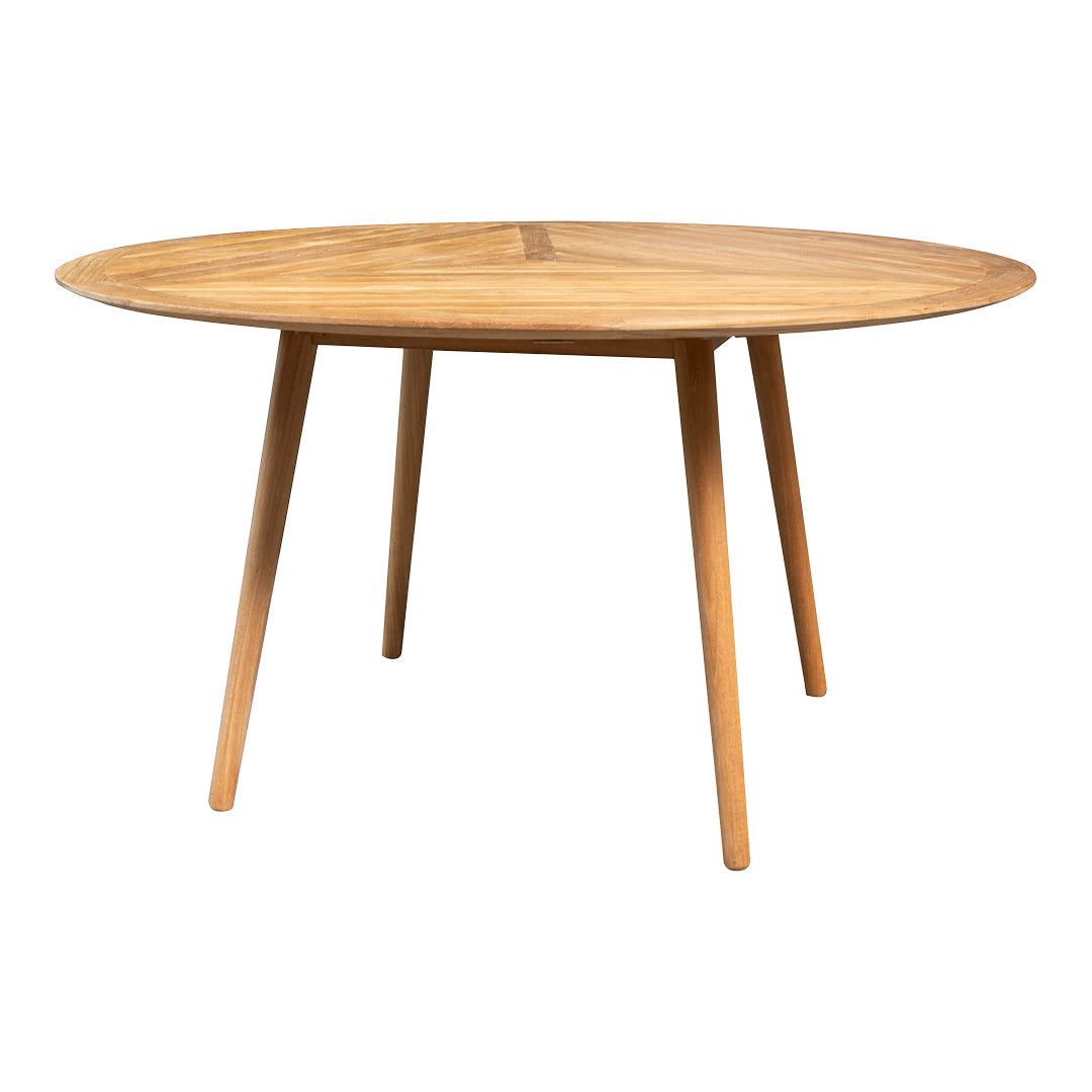 Outdoor Dining Table Round - Weatherproof Patio Furniture for Garden, Backyard, and Poolside Gatherings