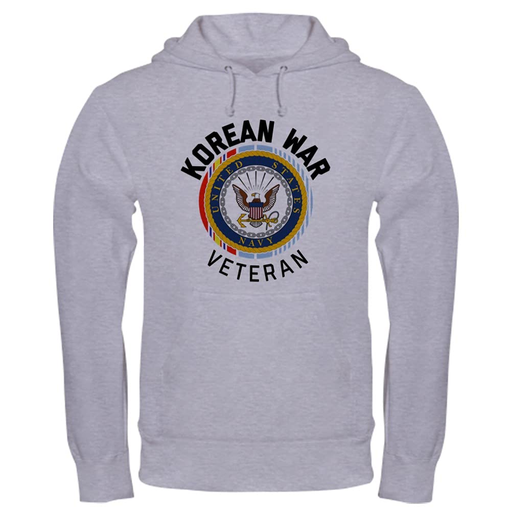 Navy Korean War Veteran Hooded Sweatshirt - Comfortable Pullover Hoodie for Military Appreciation & Casual Wear