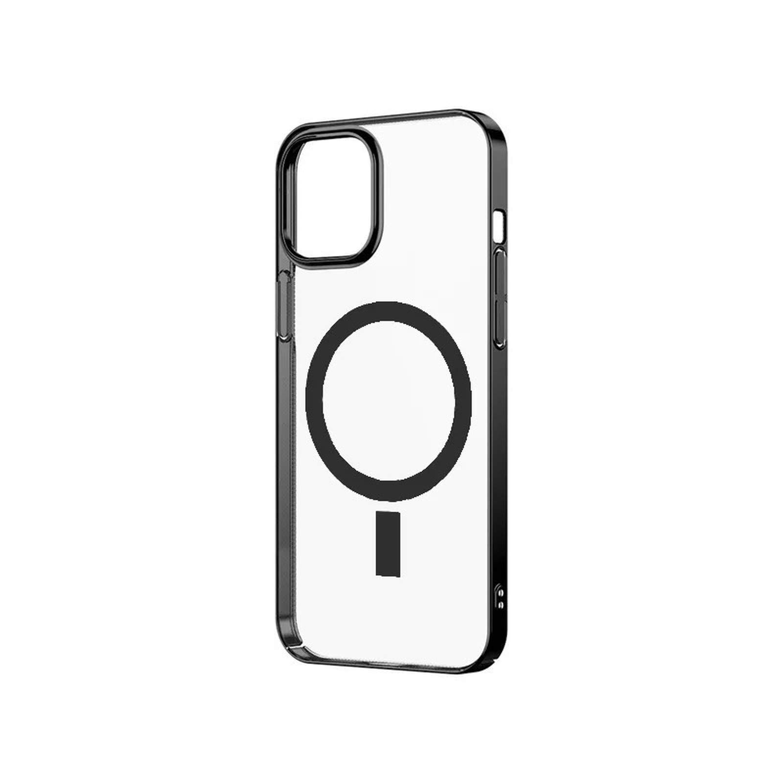 Magnetic Case for iPhone 12 Pro Max/12/12 Mini - Slim Transparent Protective Cover with MagSafe Wireless Charging Compatible | Perfect for Everyday Use, Travel & Work