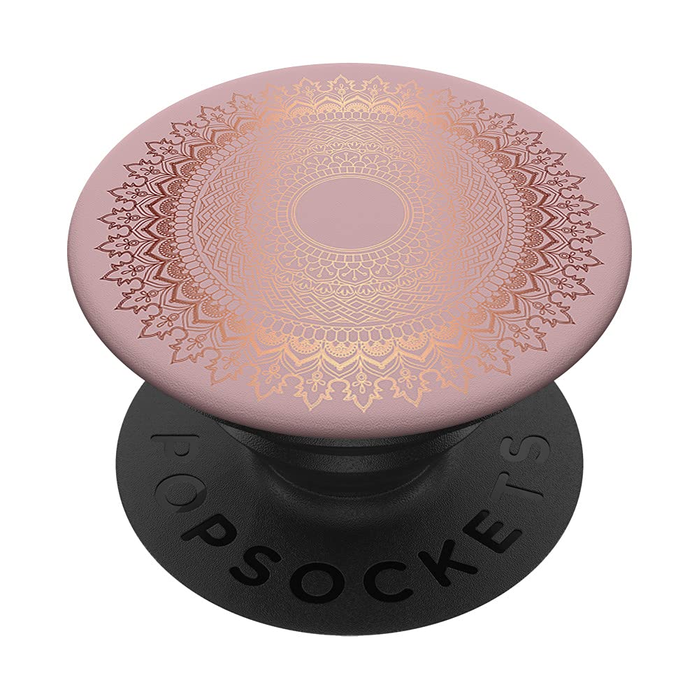 Indian Rose Gold PopSocket - Swappable PopGrip for Women | Phone Grip & Stand for iPhone, Samsung | Perfect for Selfies, Video Calls & Secure Phone Handling