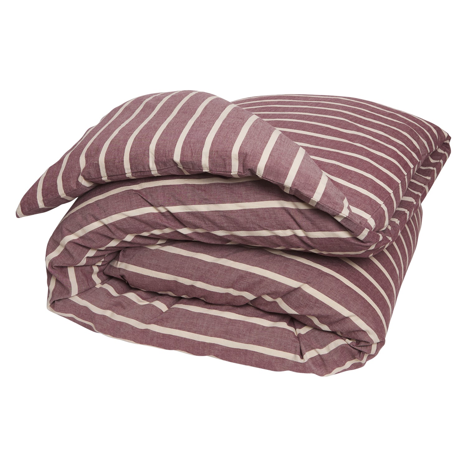 Abrielle Cotton Quilt Cover Set - Soft & Breathable Mahogany Brown Bedding - Perfect for Master Bedroom, Guest Room & Cozy Home Decor
