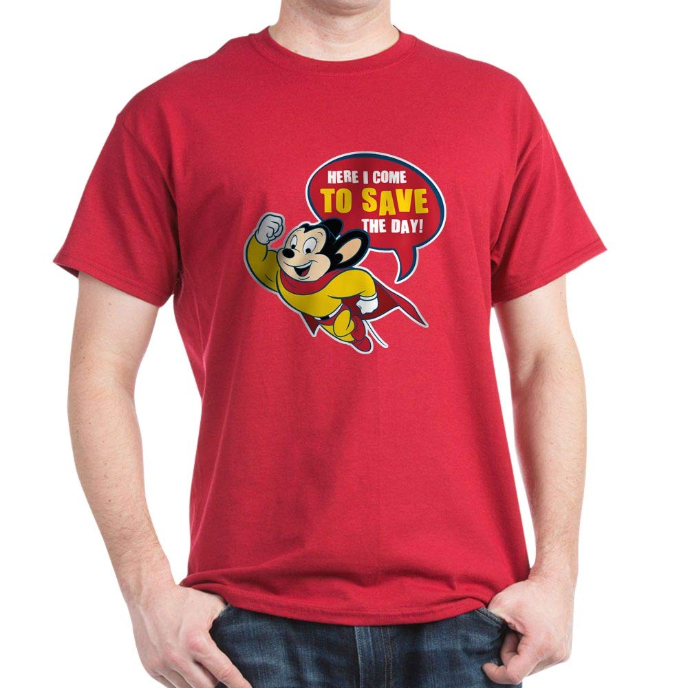 Mighty Mouse Graphic T-Shirt - Fun Cartoon Design for Men & Women | Perfect for Casual Wear, Gifts, and Fan Merchandise