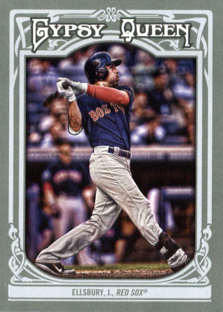 2013 Topps Gypsy Queen Baseball Card #54 Jacoby Ellsbury - Rare Collectible Trading Card for Baseball Fans & Card Collectors - Perfect for Display, Trading, and Investment