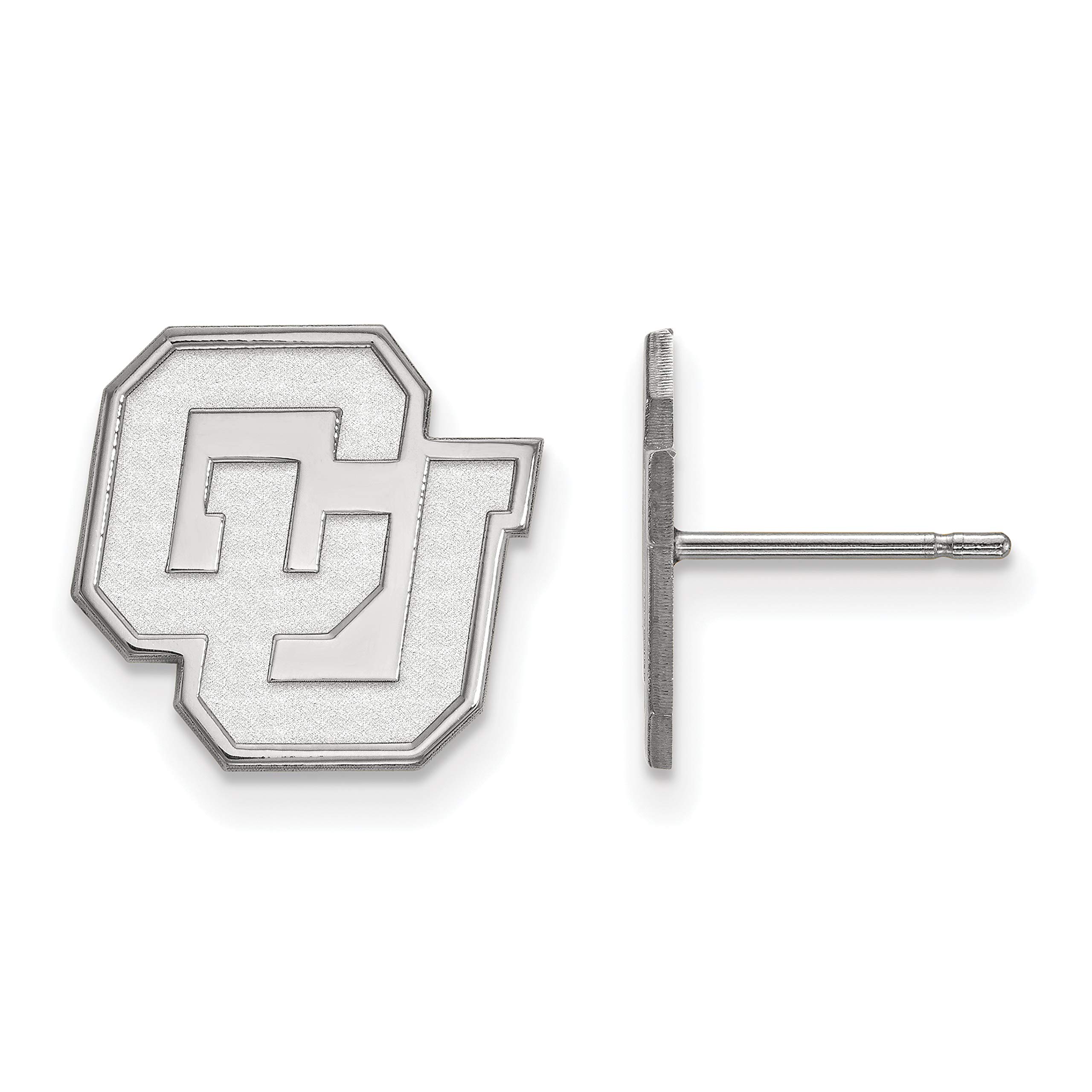 Colorado Buffaloes Sterling Silver Post Earrings - Official University Logo Jewelry for Women, Perfect for Game Day, Graduation & School Spirit Gifts