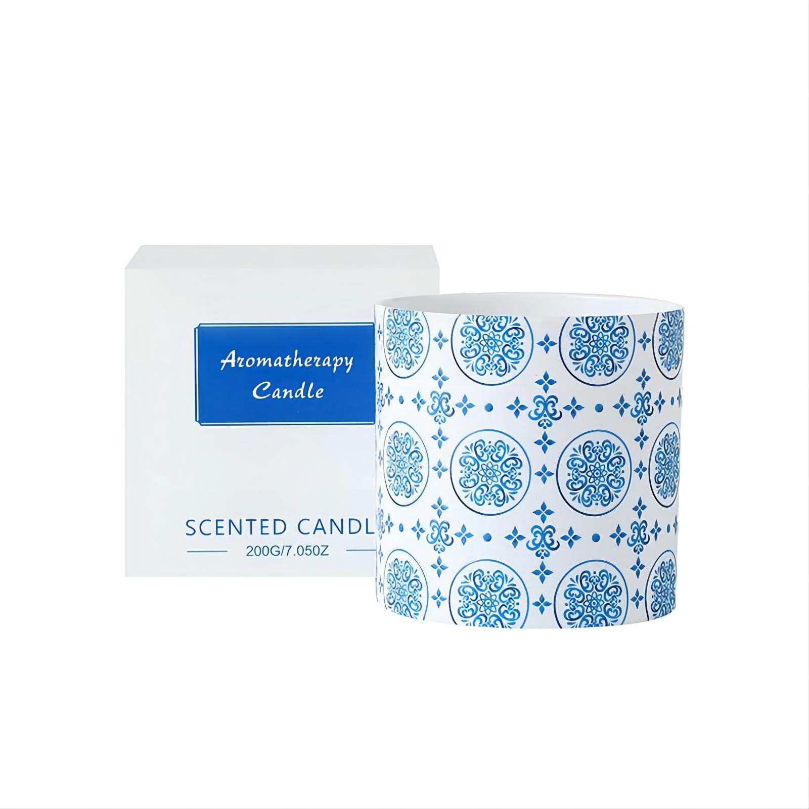 Premium Aromatherapy Candle - 10oz Soy Wax Blend with 100% Cotton Wick | 60+ Hour Burn Time | Vegan, Slow-Burning for Home, Office & Spa Relaxation | Perfect for Meditation, Yoga & Stress Relief