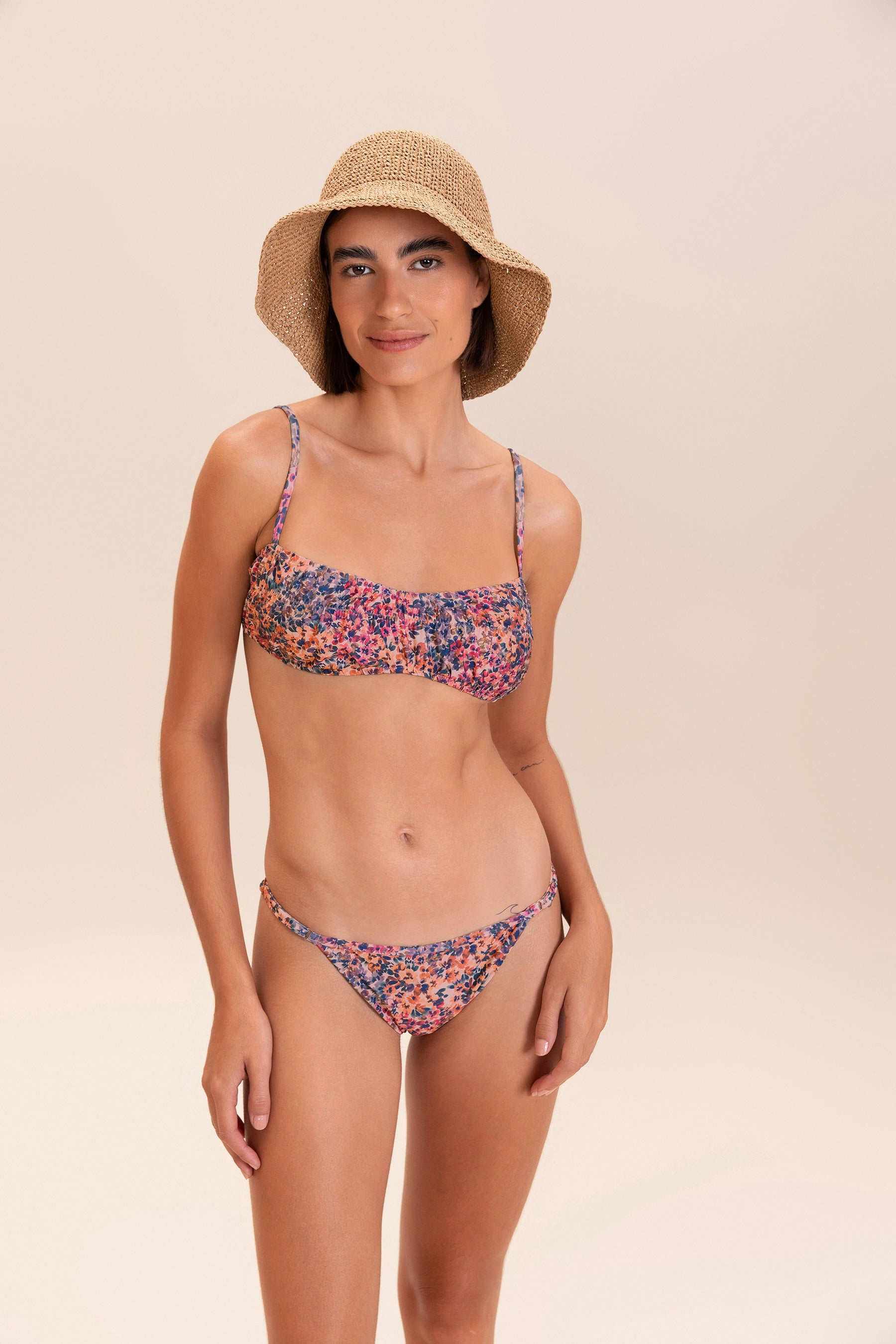 Primrose String Bikini Bottom - Sexy High Cut Swimwear for Women, Comfortable & Adjustable Swim Bottoms for Beach, Pool & Vacation