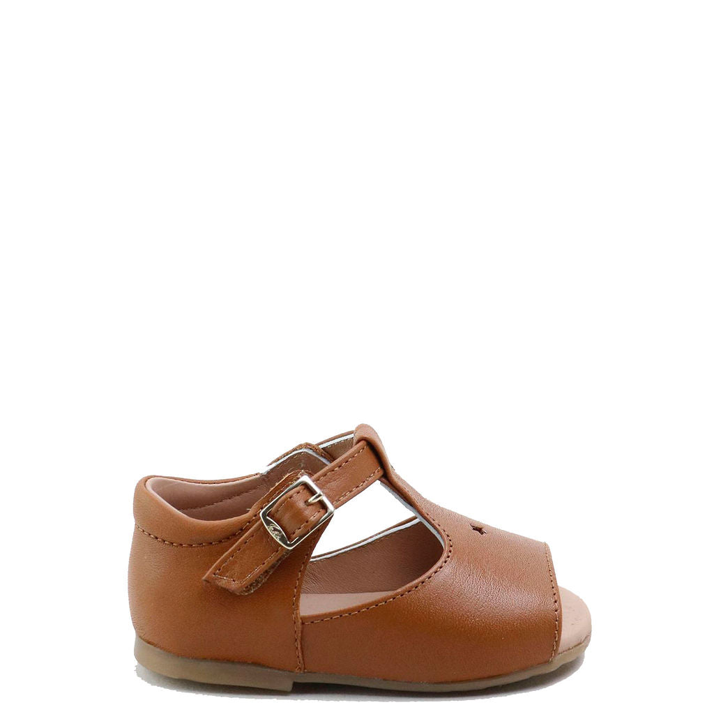 Papanatas Leather Star Baby Sandals - Soft & Comfortable First Walkers for Infants & Toddlers - Perfect for Outdoor Play, Beach Trips & Special Occasions