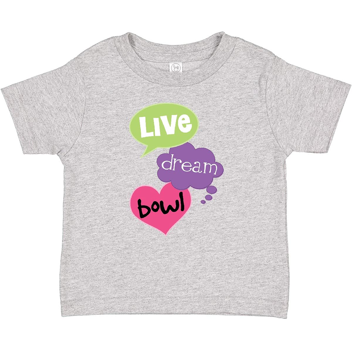 Inktastic Bowling Live Dream Bowl Baby T-Shirt - Cute Bowling Themed Outfit for Infants & Toddlers - Perfect for Bowling Parties, Family Gatherings & Casual Wear