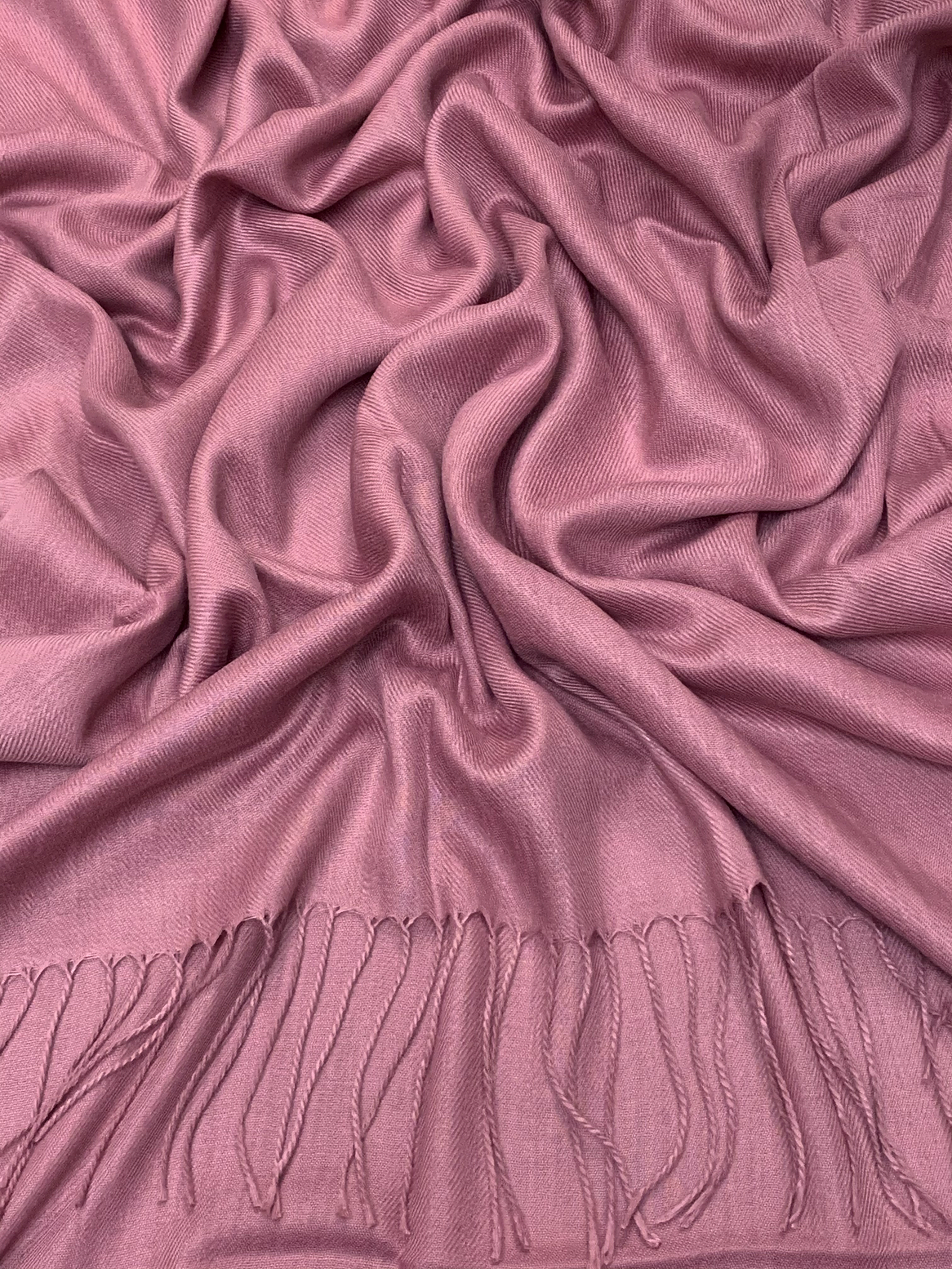 Luxury Pink Rose Pashmina Shawl - Soft Cashmere Blend Wrap for Women - Perfect for Weddings, Parties & Evening Events