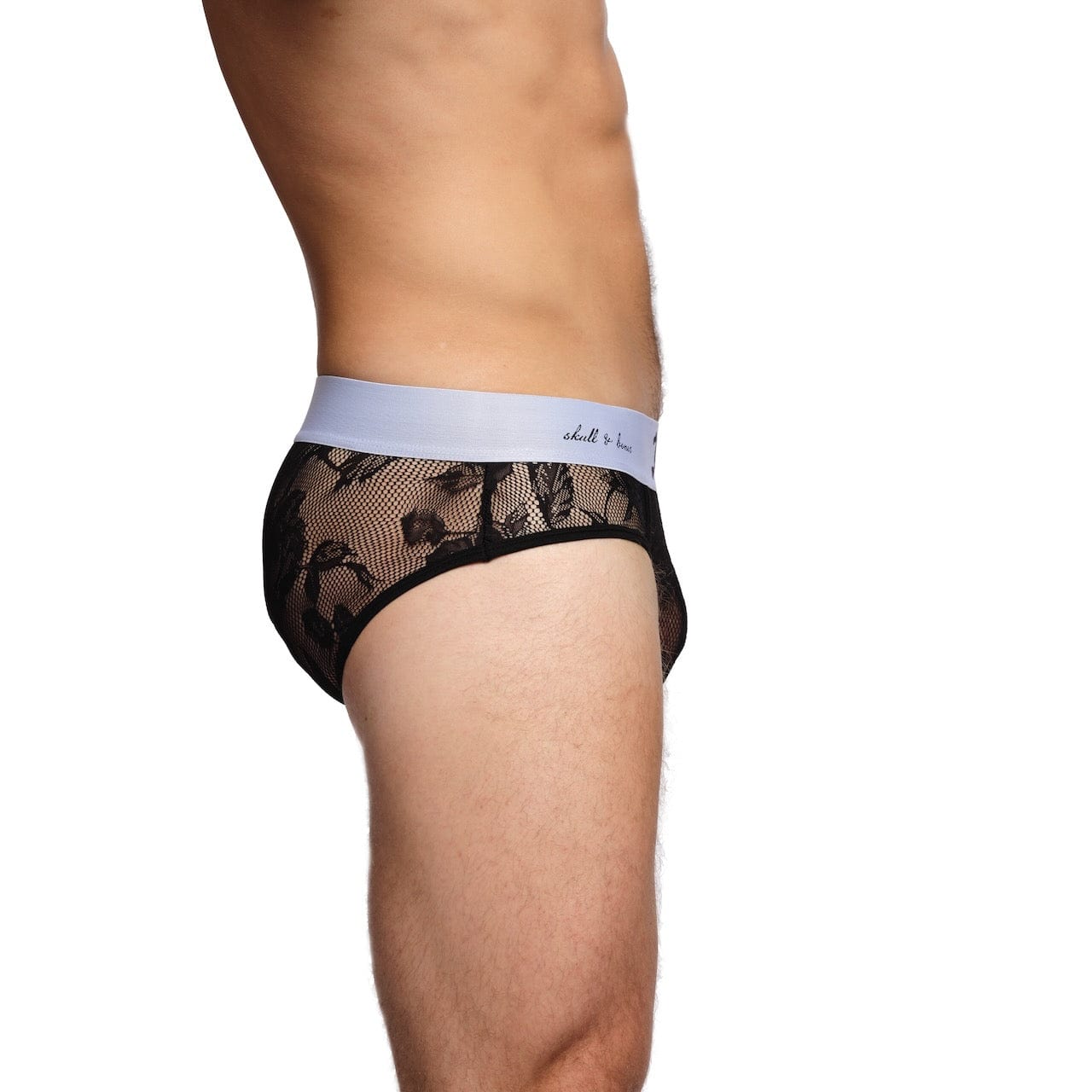 Elegant Floral Lace Black Briefs - Comfortable Women's Underwear for Daily Wear & Special Occasions