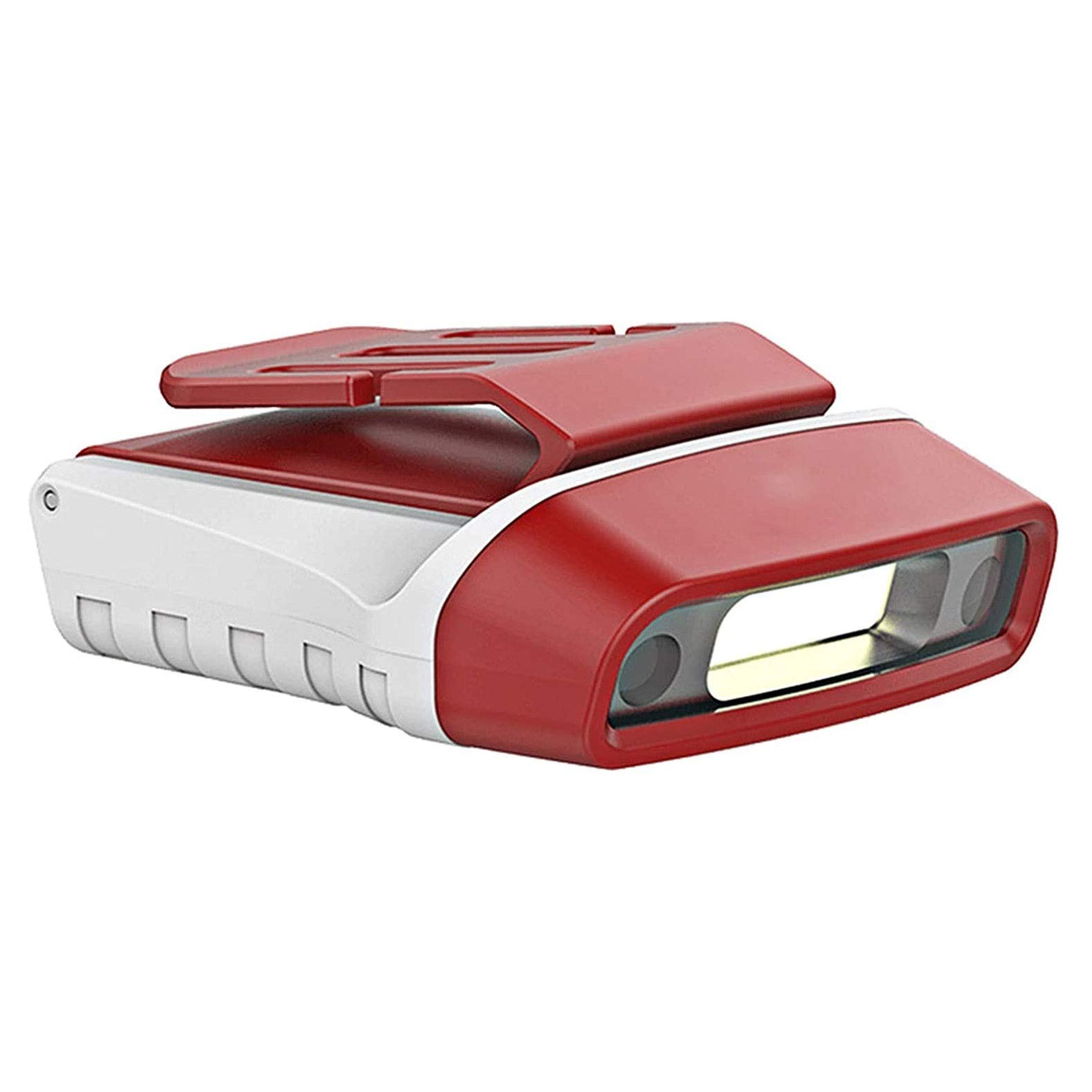 ZBQLKM Rechargeable LED Headlamp Hat Light - 180° Adjustable Rotatable Clip-On Cap Light with Motion Sensor, Hands-Free Baseball Visor Light for Fishing, Running, Camping, Hiking, Night Reading & Outdoor Activities