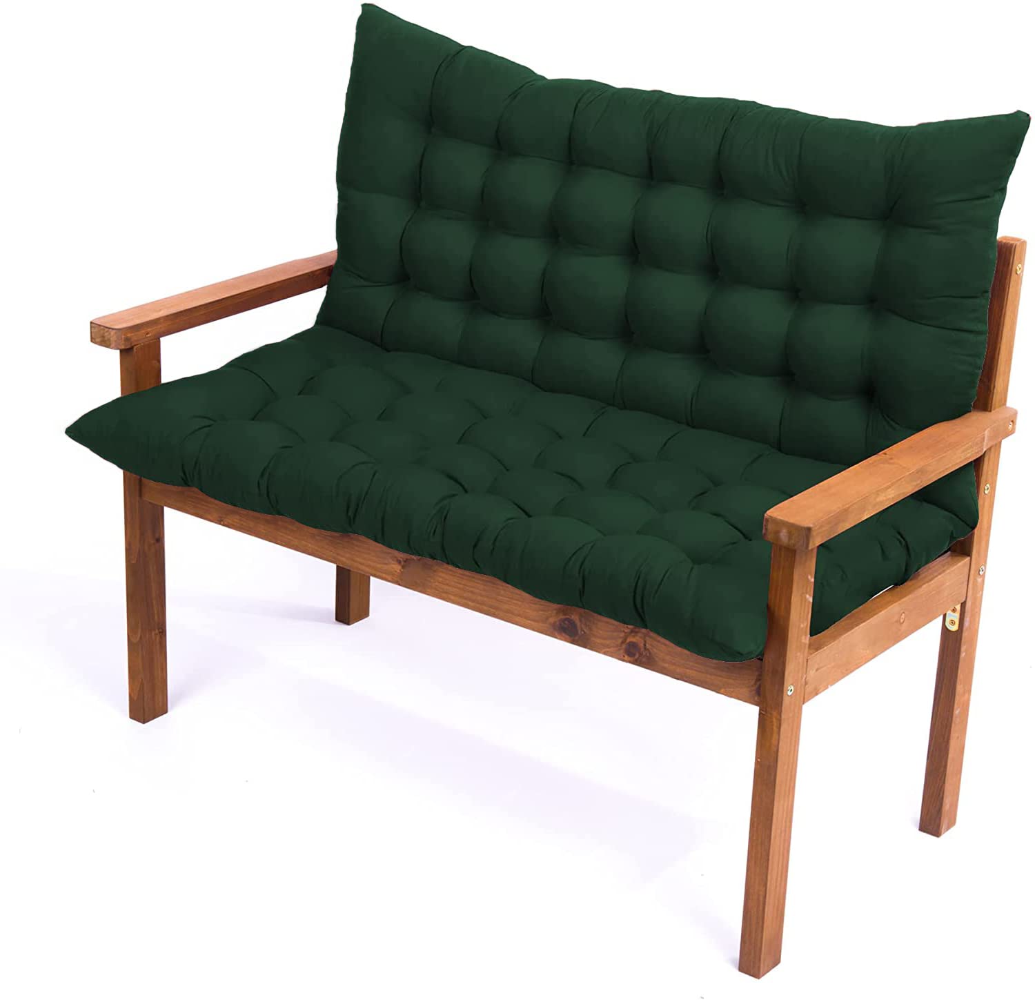 **Outdoor Swing Seat Cushions with Backrest & Ties – 48 Inch Replacement Pad for 2-3 Seater Garden Bench, Sofa, or Lounger – Waterproof & Durable for Patio, Deck, or Indoor Use**