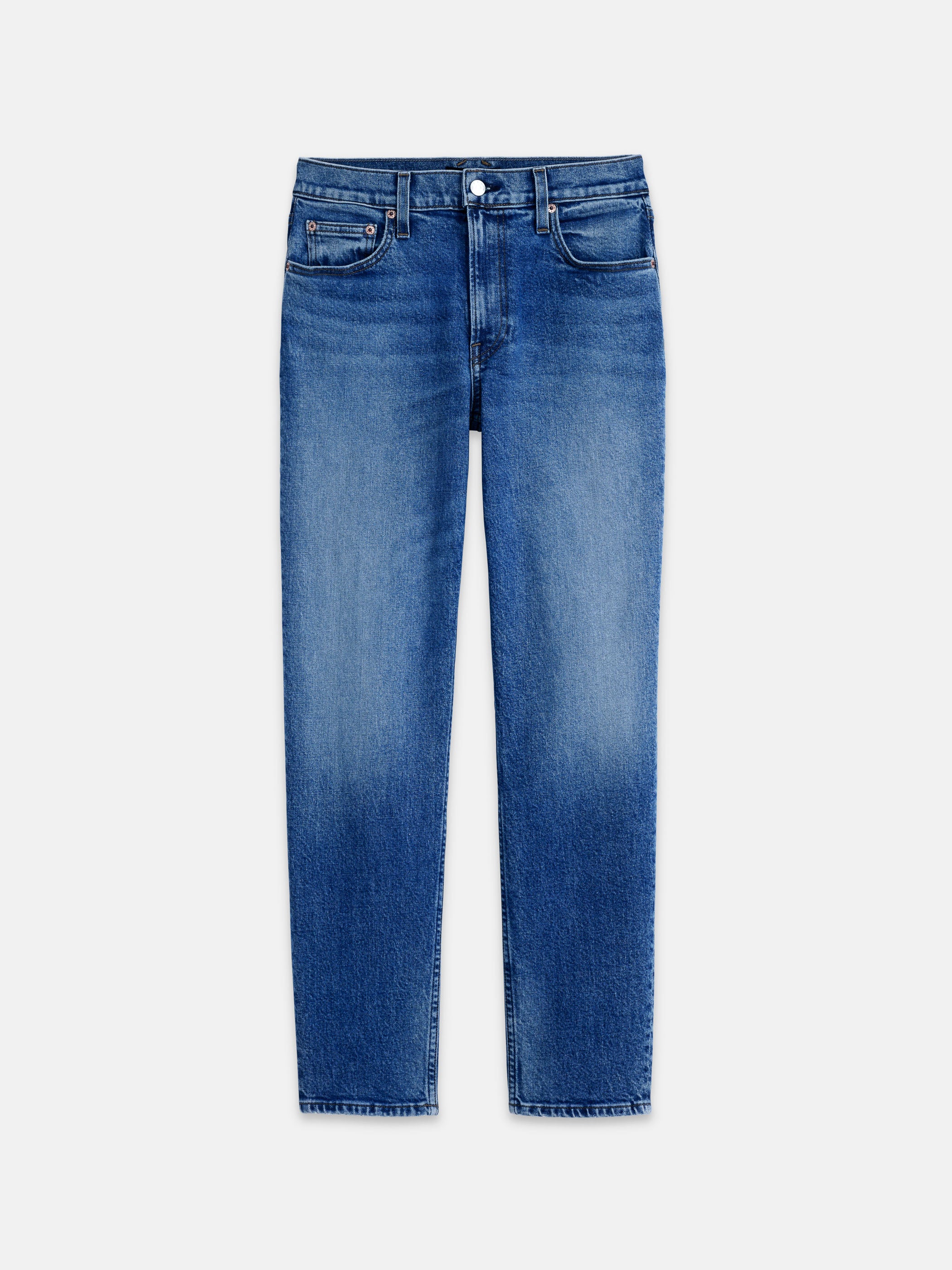 Amber Mid Rise Slim Jeans for Women - Stretchy Skinny Denim Pants with Comfortable Fit - Perfect for Casual Wear, Office & Night Out
