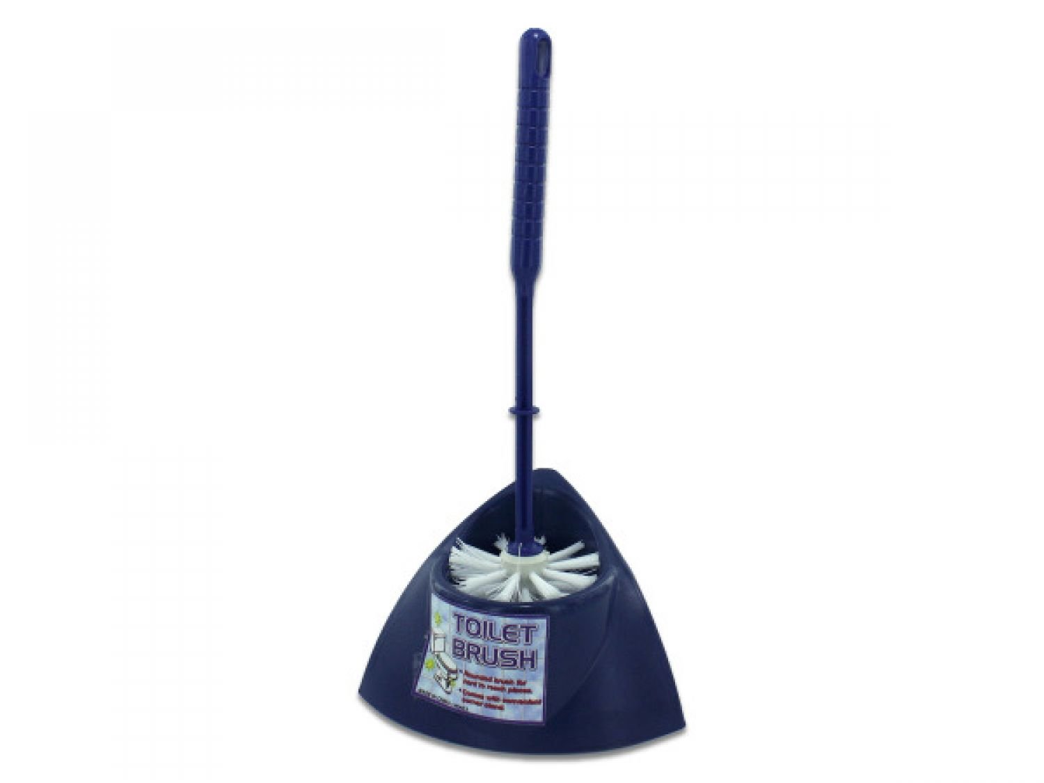 Bulk Toilet Brush & Corner Stand Set of 48 - Heavy Duty Bathroom Cleaning Tools for Hotels, Restaurants & Commercial Use